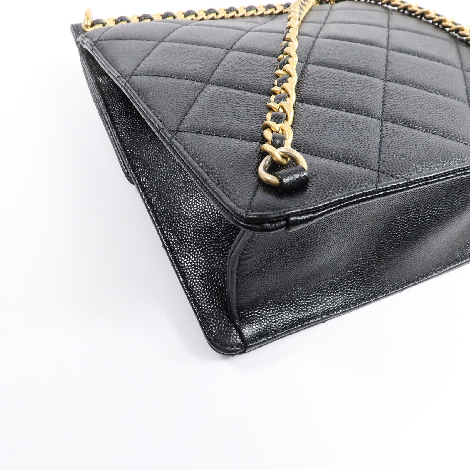 CHANEL 牛皮皮革Chain Backpack背包