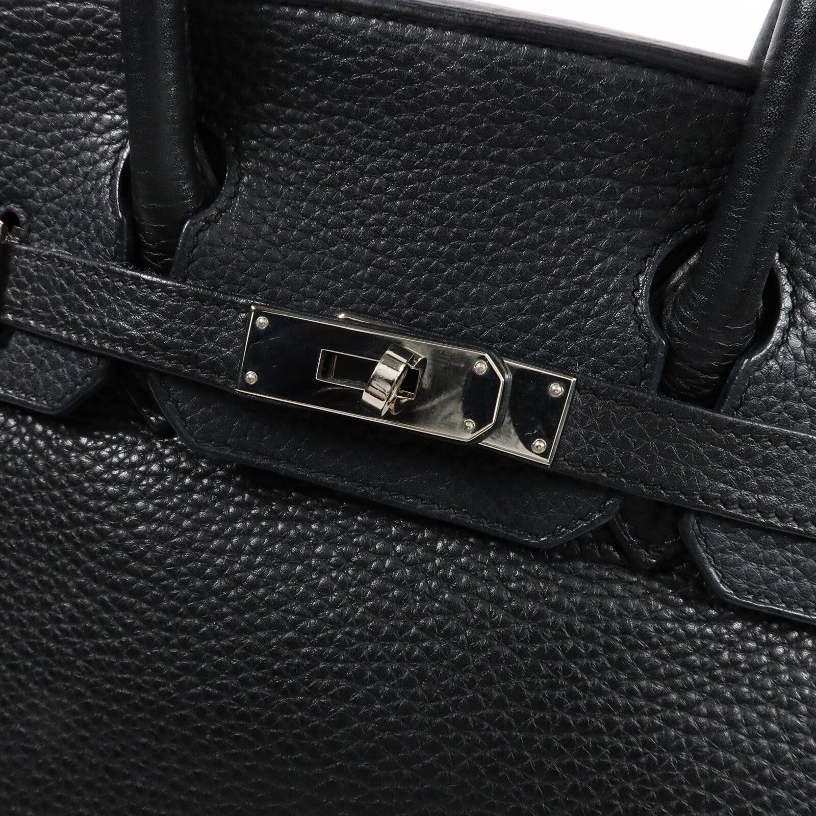 HERMES Togo皮革Birkin 30手挽袋Noir