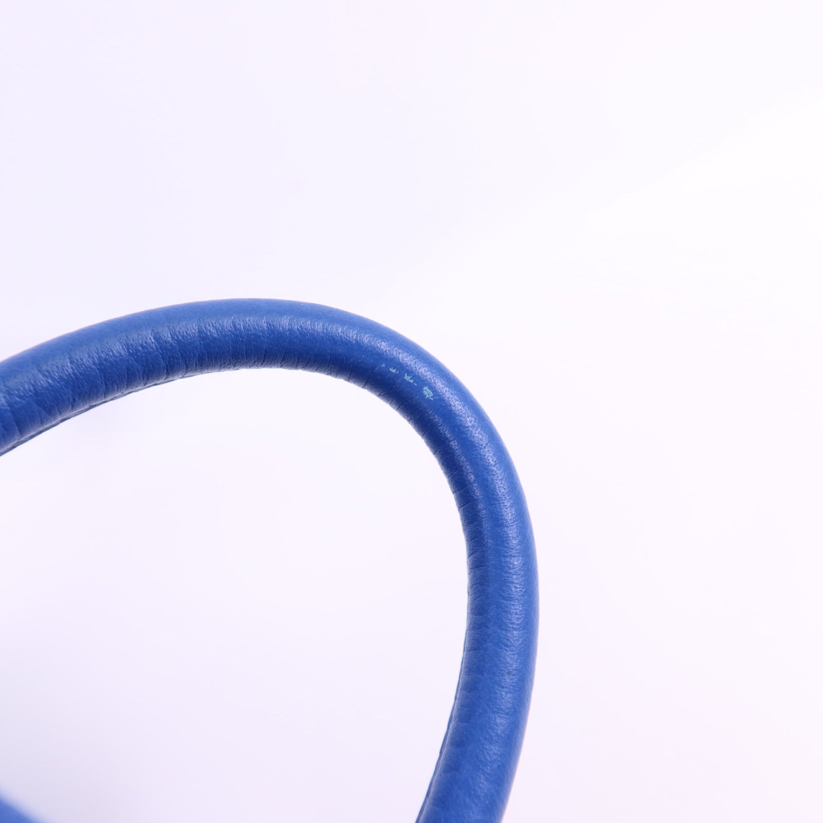 HERMES Clemence皮革Mini Lindy銀扣手挽肩背兩用袋Bleu Hydra