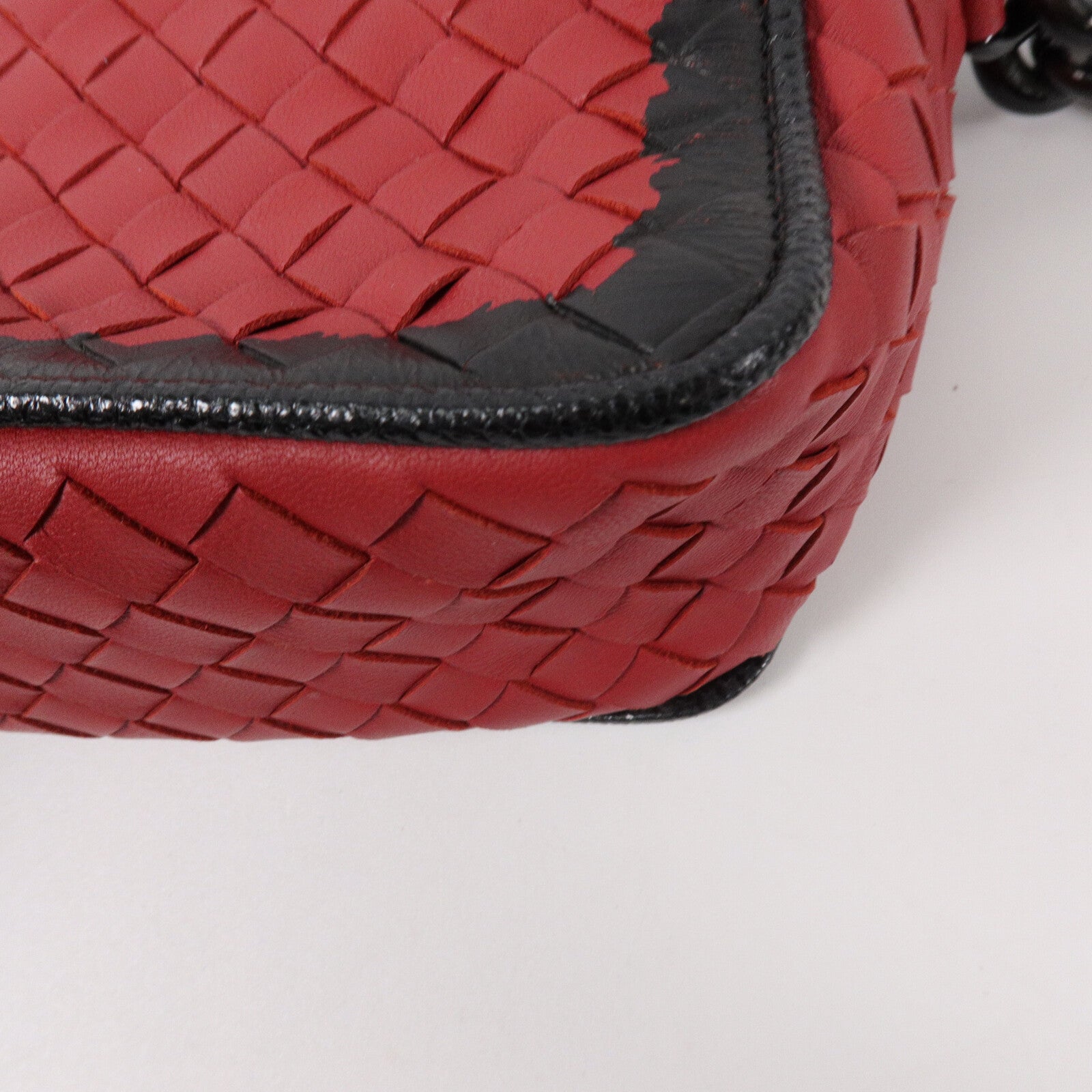 BOTTEGA VENETA 羊皮皮革Shoulder Bag鏈帶肩背袋