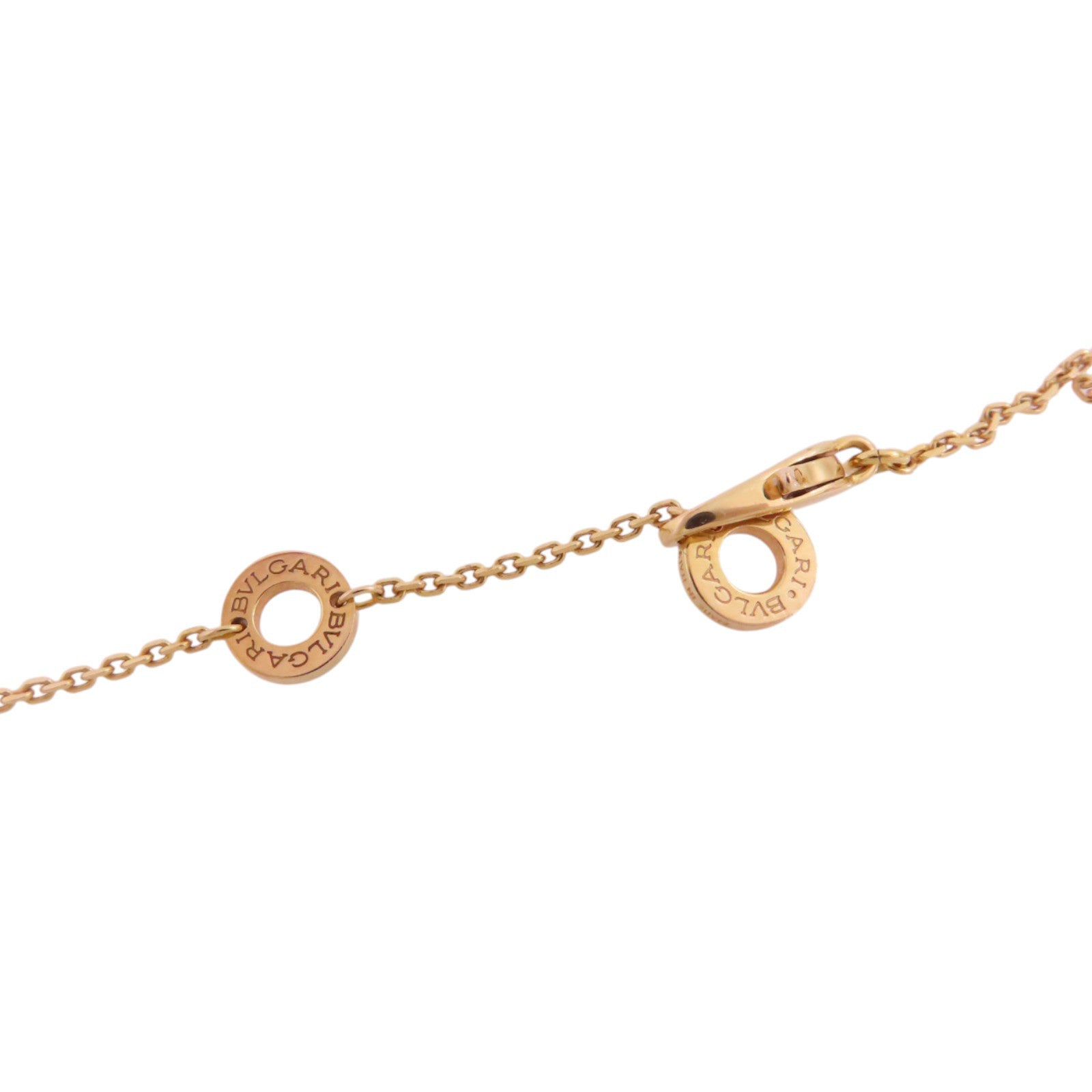 BVLGARI 18K玫瑰金/珍珠母/鑽石Diva's Dream Diamond Mother of Pearl Necklace項鏈