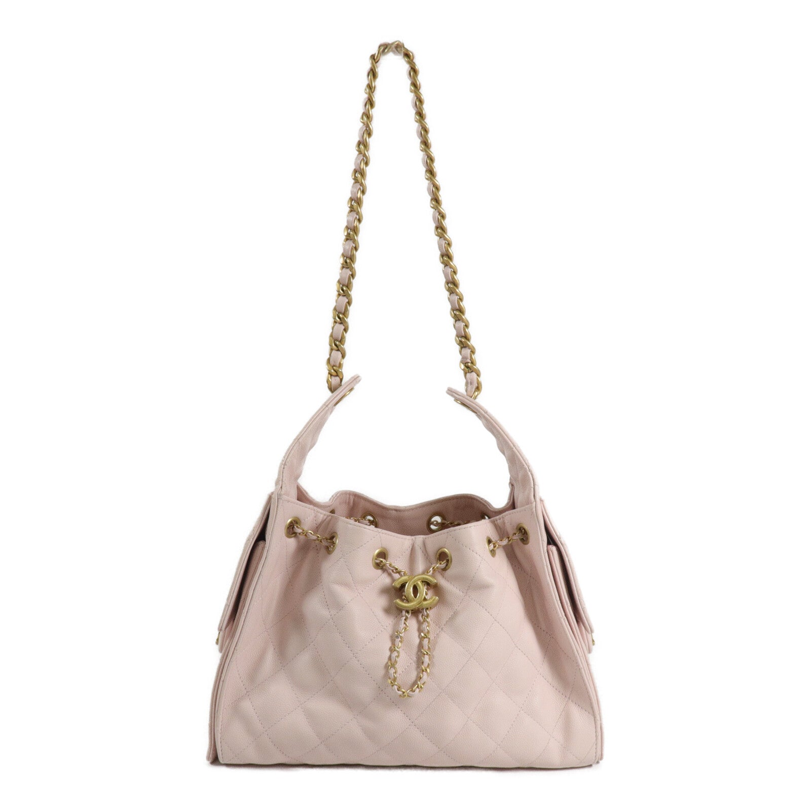 CHANEL 牛皮皮革Chanel 25 Small鏈帶肩背袋