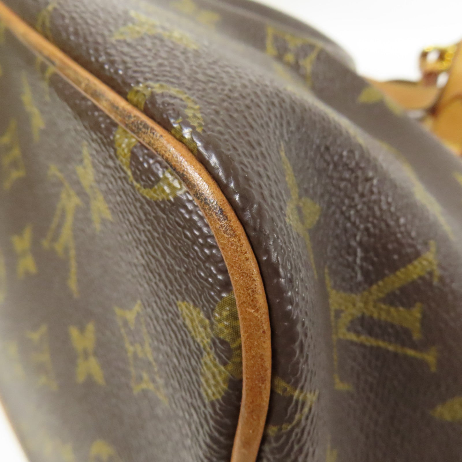 LOUIS VUITTON Monogram Palermo PM金扣手挽肩背兩用袋棕色