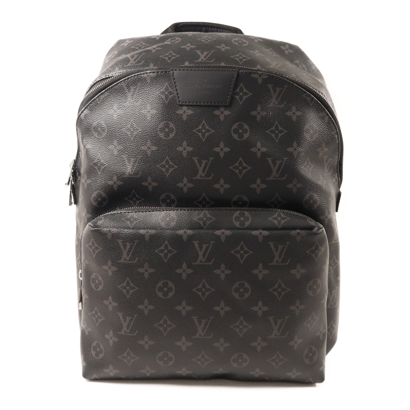 LOUIS VUITTON Monogram Eclipse Discovery PM銀扣背包