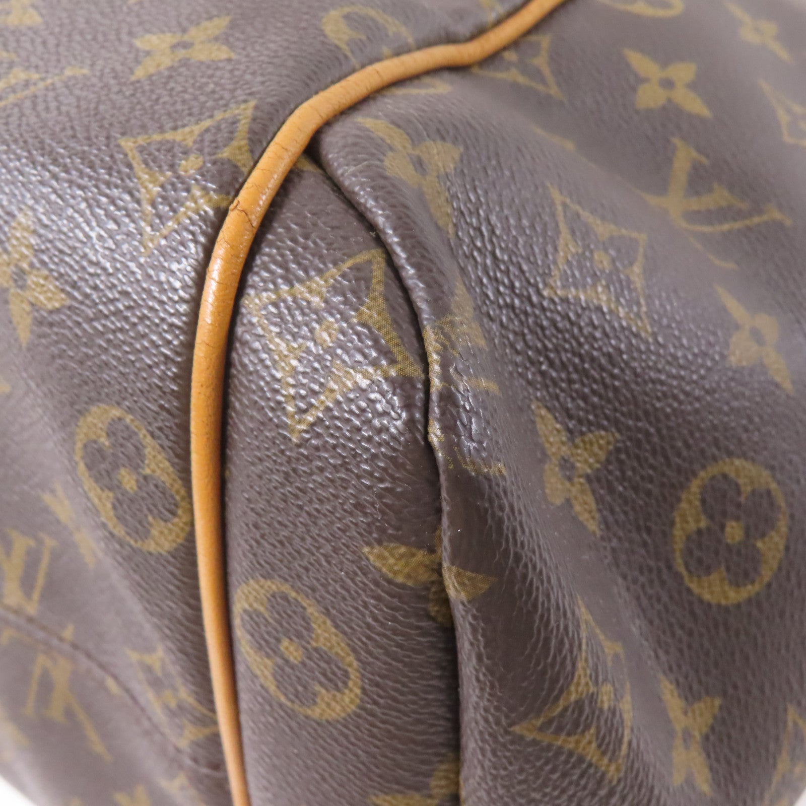 LOUIS VUITTON Monogram Totally MM金扣肩背袋啡色