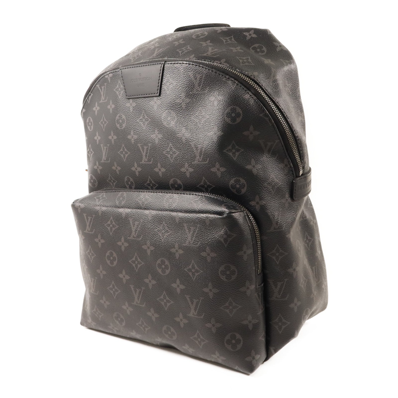 LOUIS VUITTON Monogram Eclipse Discovery PM銀扣背包