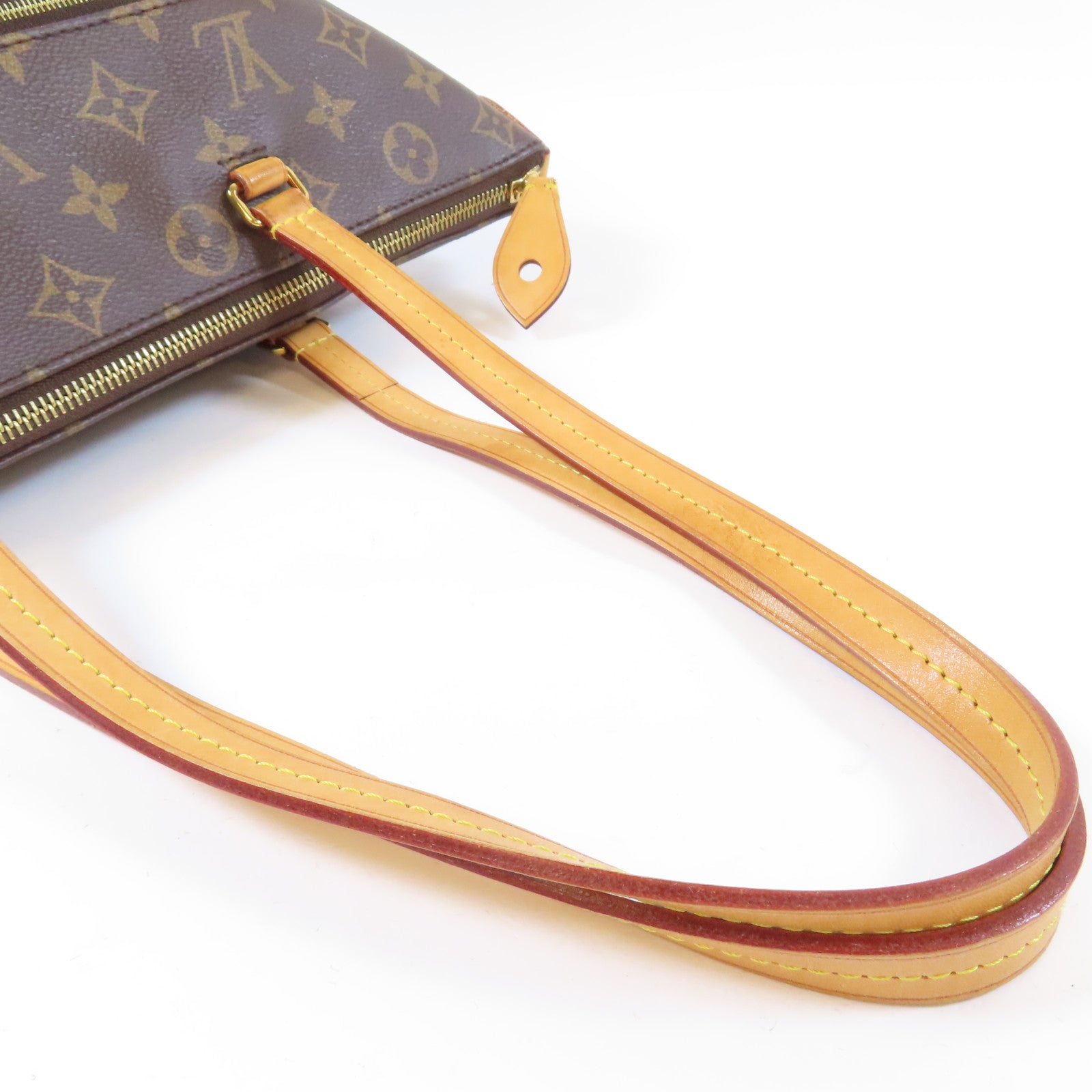 LOUIS VUITTON Monogram Iena PM金扣手挽袋啡色