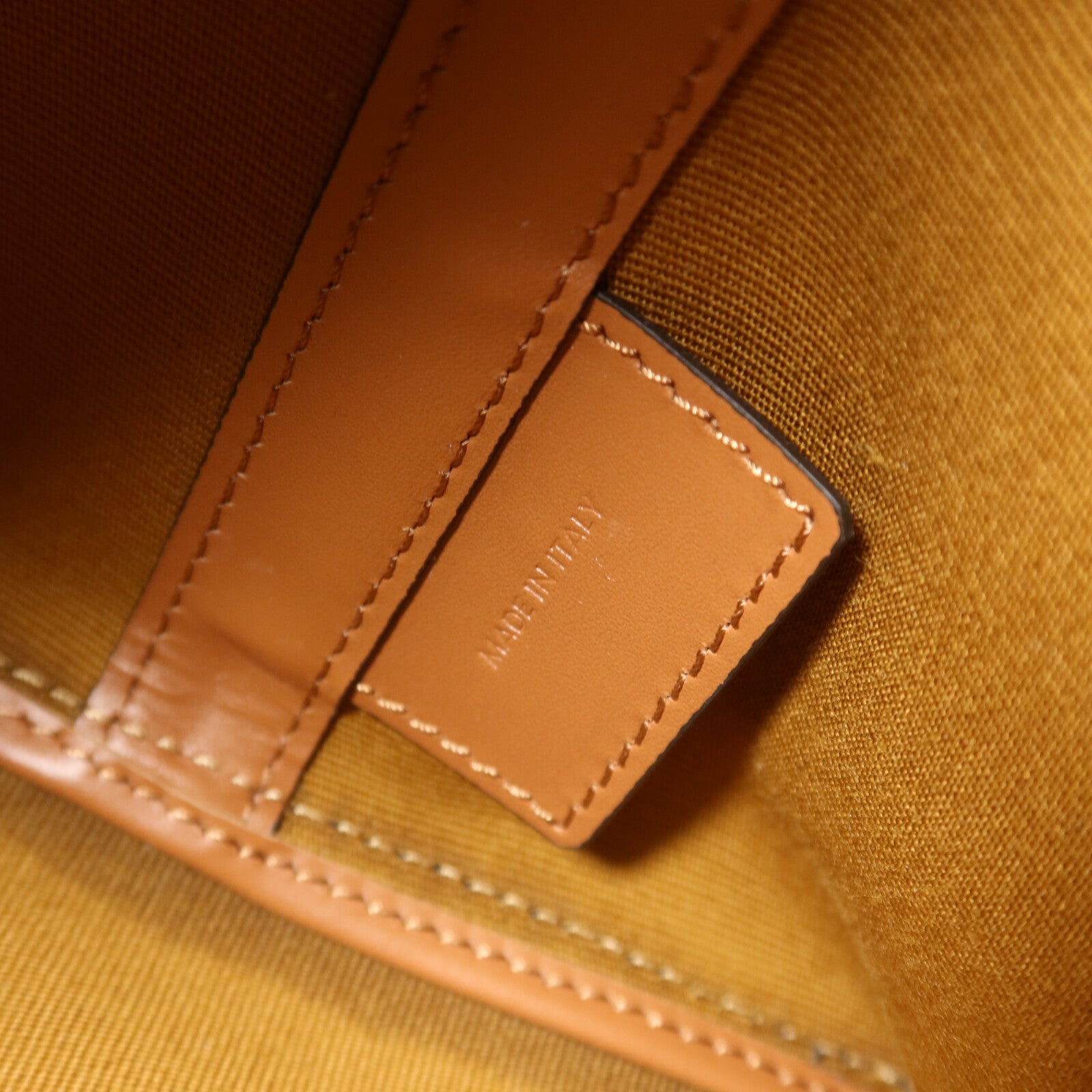 CELINE 塗層帆布/牛皮皮革Soft Shopper肩背袋