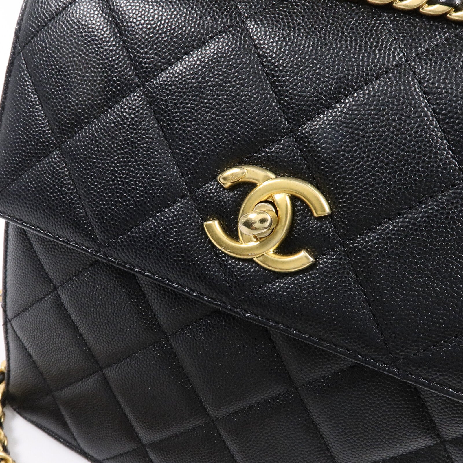 CHANEL 牛皮皮革Chain Backpack背包