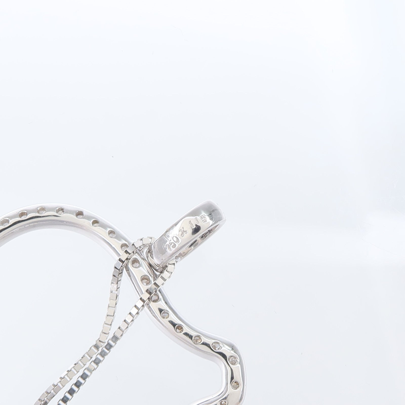 JEWELRY 18K白金Diamond Necklace鑽石項鍊