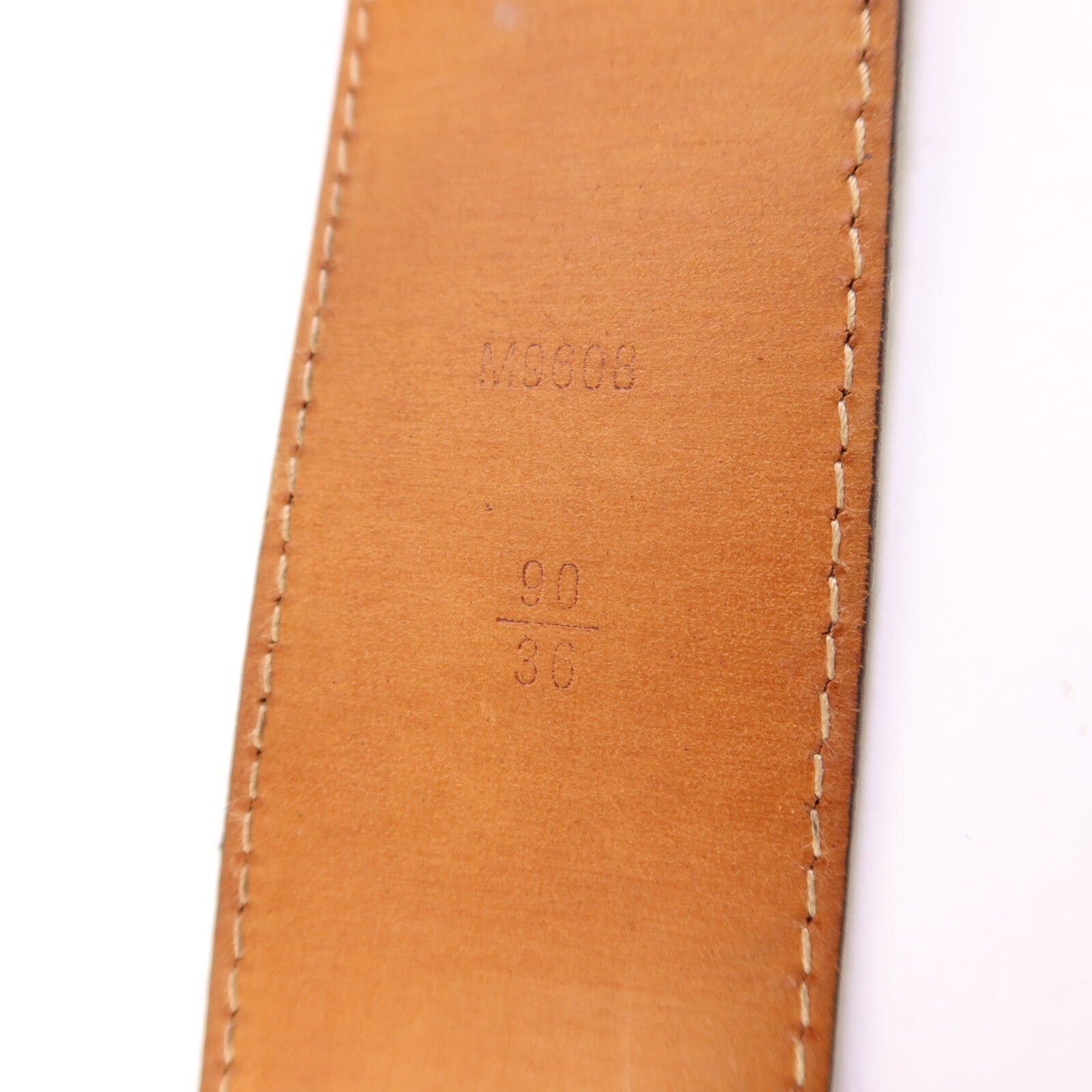 LOUIS VUITTON Monogram Belt金扣皮帶