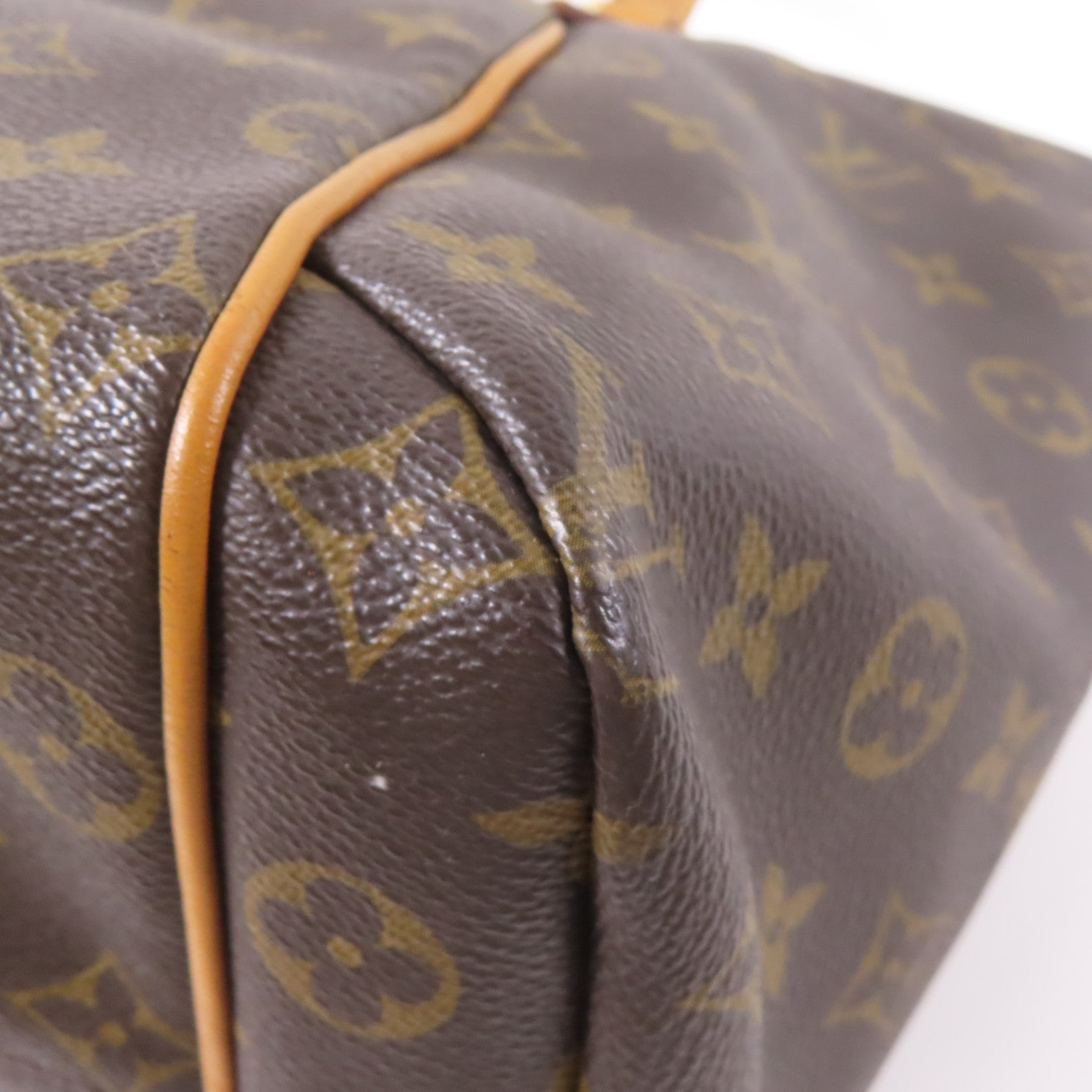 LOUIS VUITTON Monogram Totally MM金扣肩背袋啡色