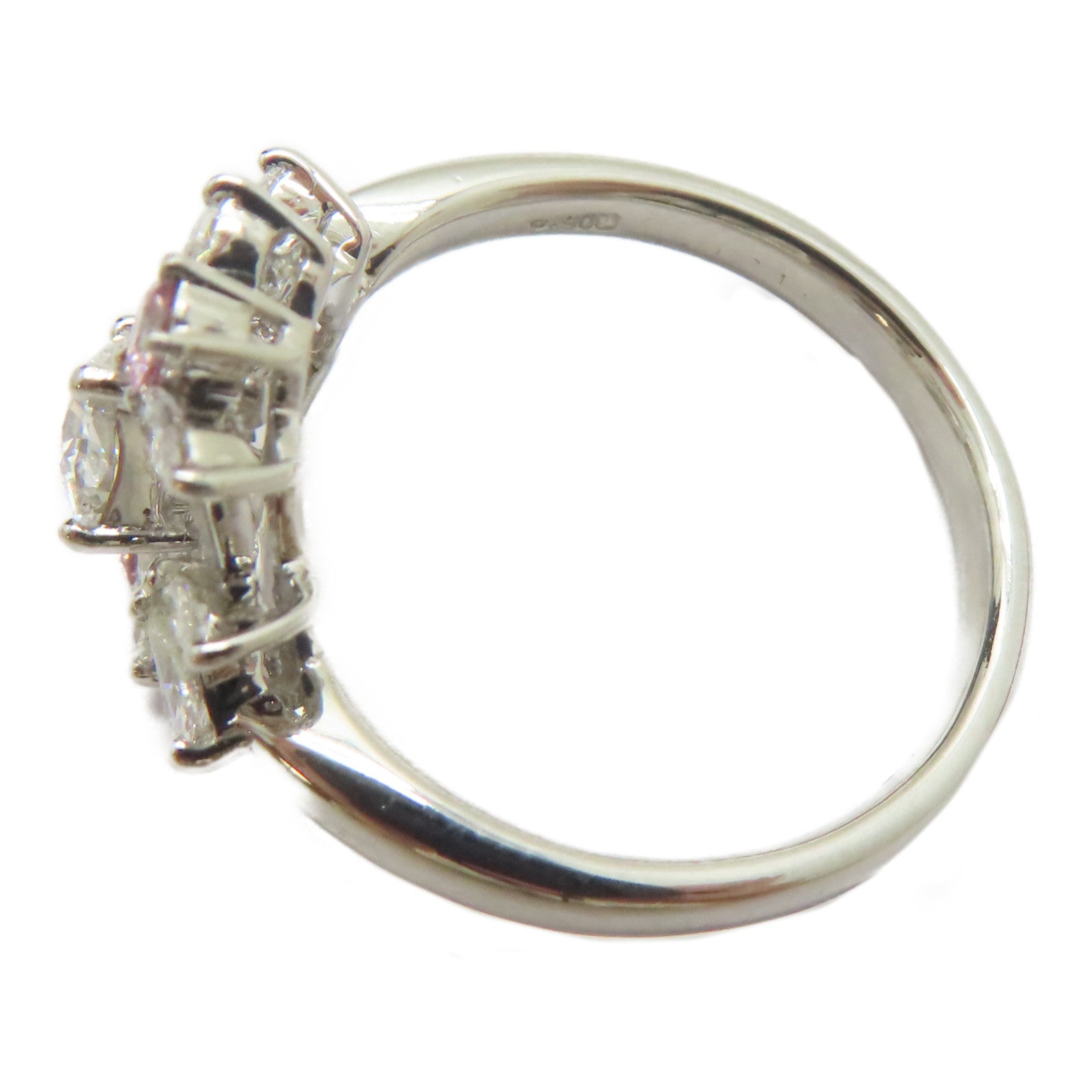JEWELRY PT900鉑金Diamond Ring 0.55ct鑽石/0.78ct鑚石戒指US#9.5