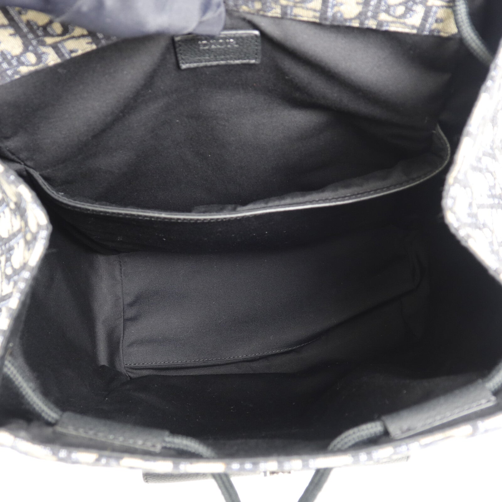 Dior 帆布/牛皮皮革Saddle Backpack背包