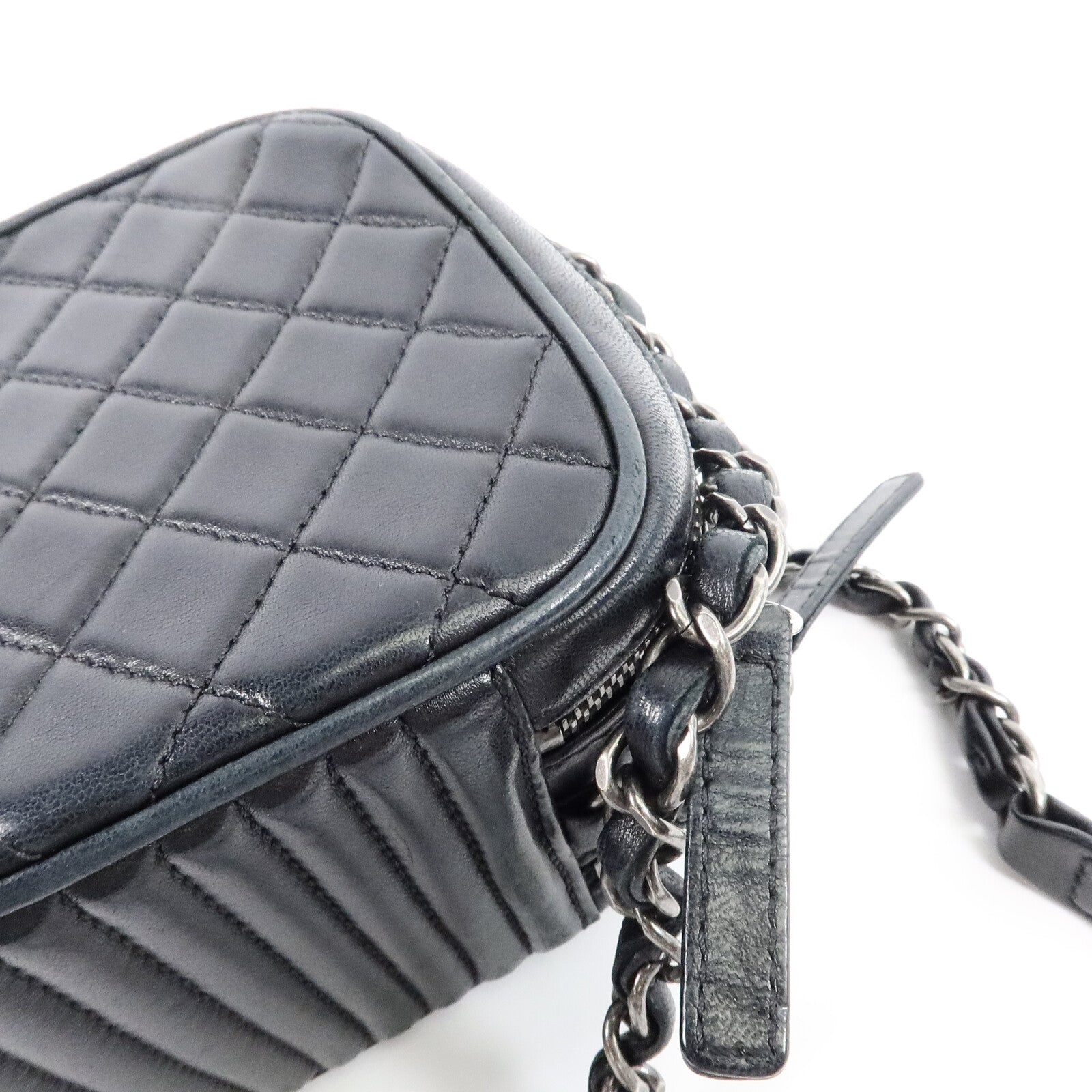 CHANEL 牛皮皮革Shoulder Bag鏈帶肩背袋