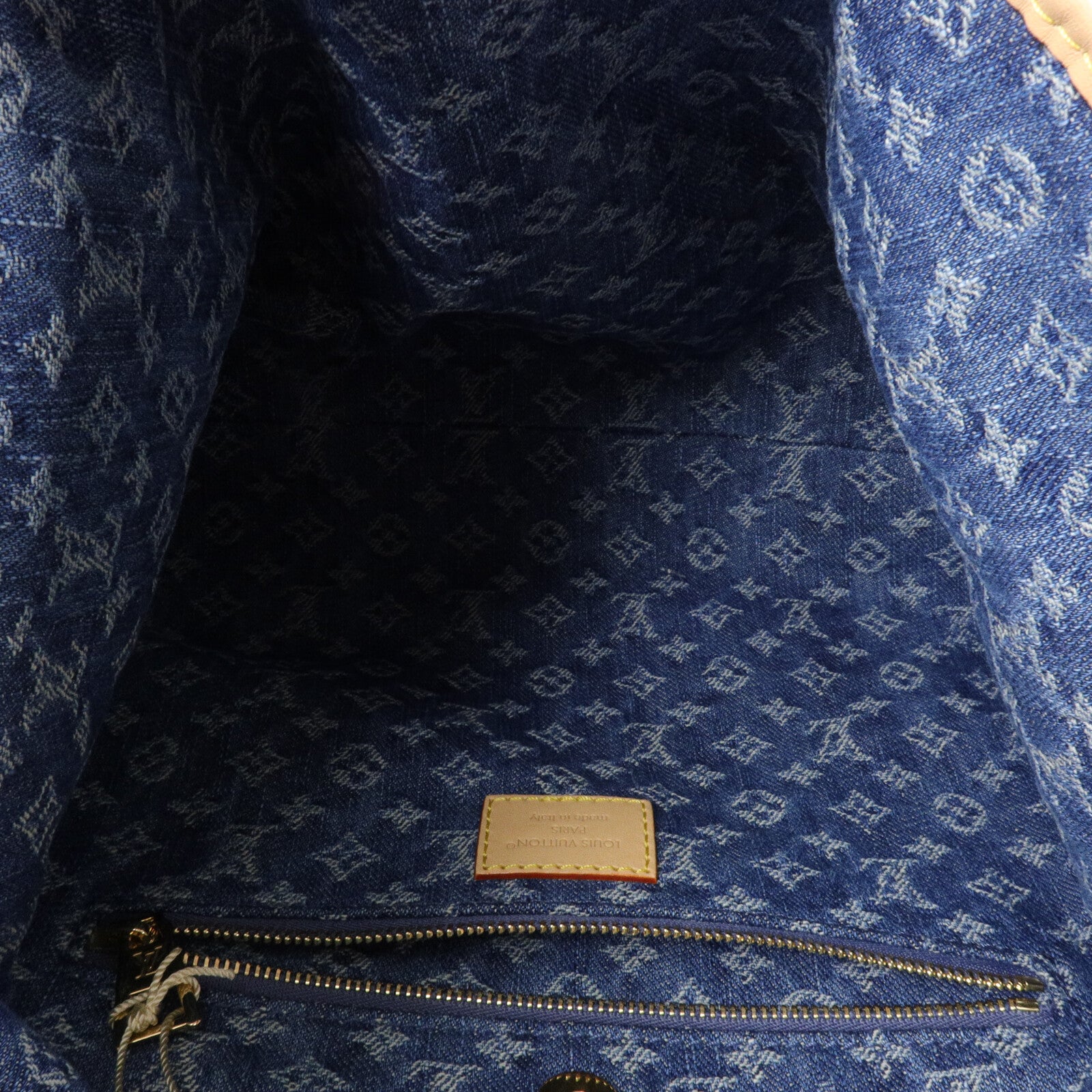LOUIS VUITTON 牛仔布Carryall Cargo PM肩背袋