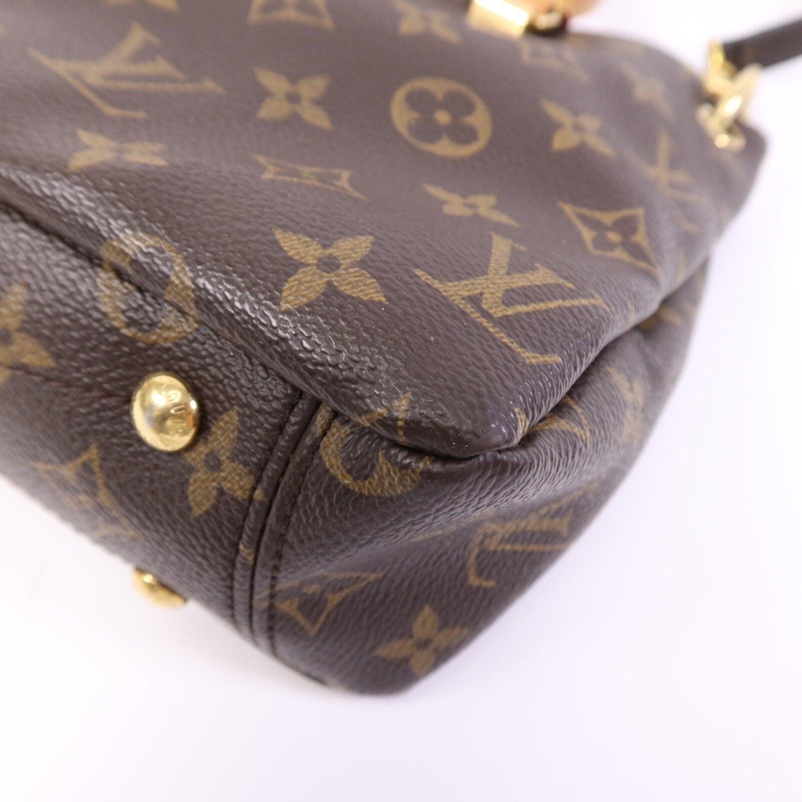 LOUIS VUITTON Monogram Pallas BB金扣手挽肩背兩用袋