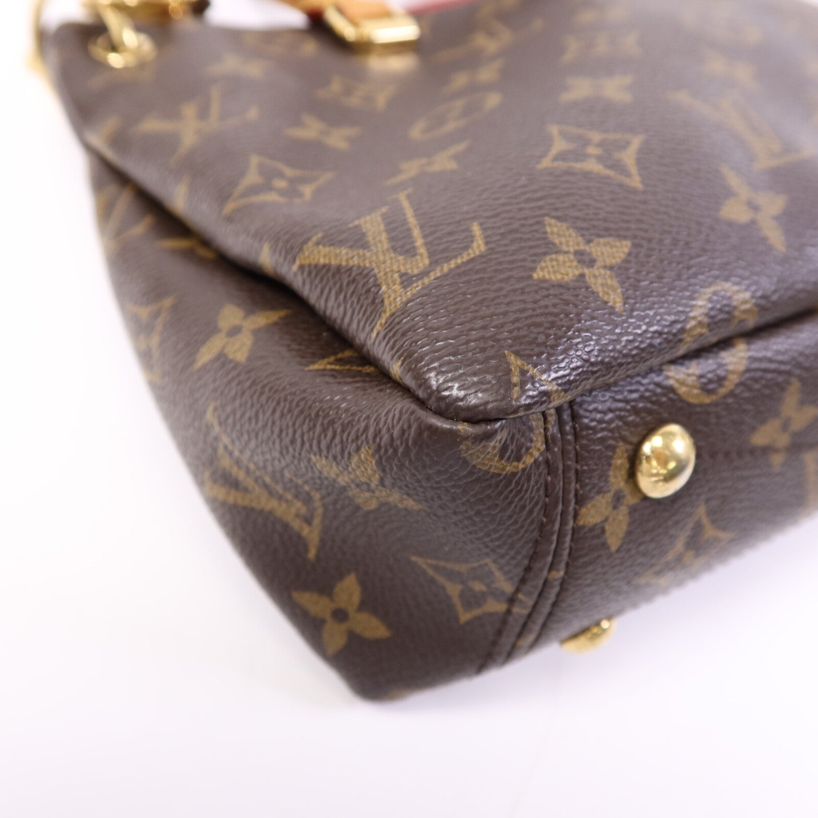 LOUIS VUITTON Monogram Pallas BB金扣手挽肩背兩用袋
