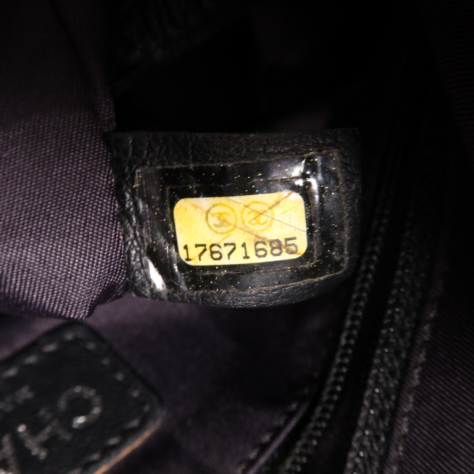 CHANEL 牛皮皮革Tote Bag銀扣手挽袋