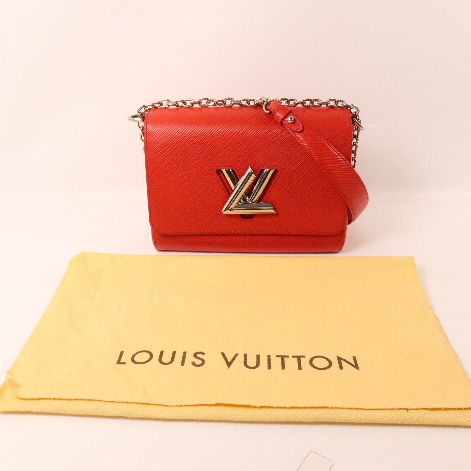 LOUIS VUITTON Epi Twist MM鏈帶肩背袋