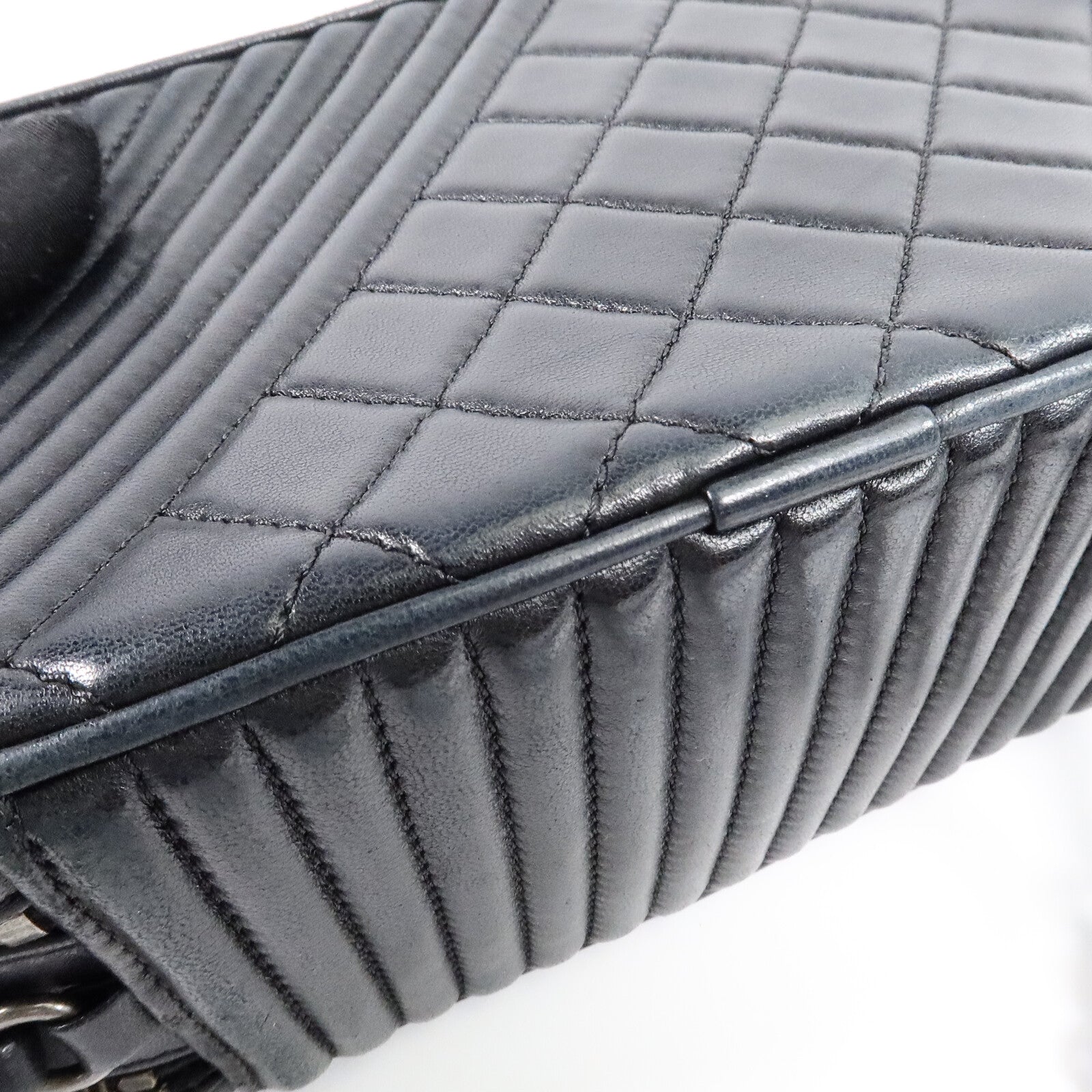 CHANEL 牛皮皮革Shoulder Bag鏈帶肩背袋
