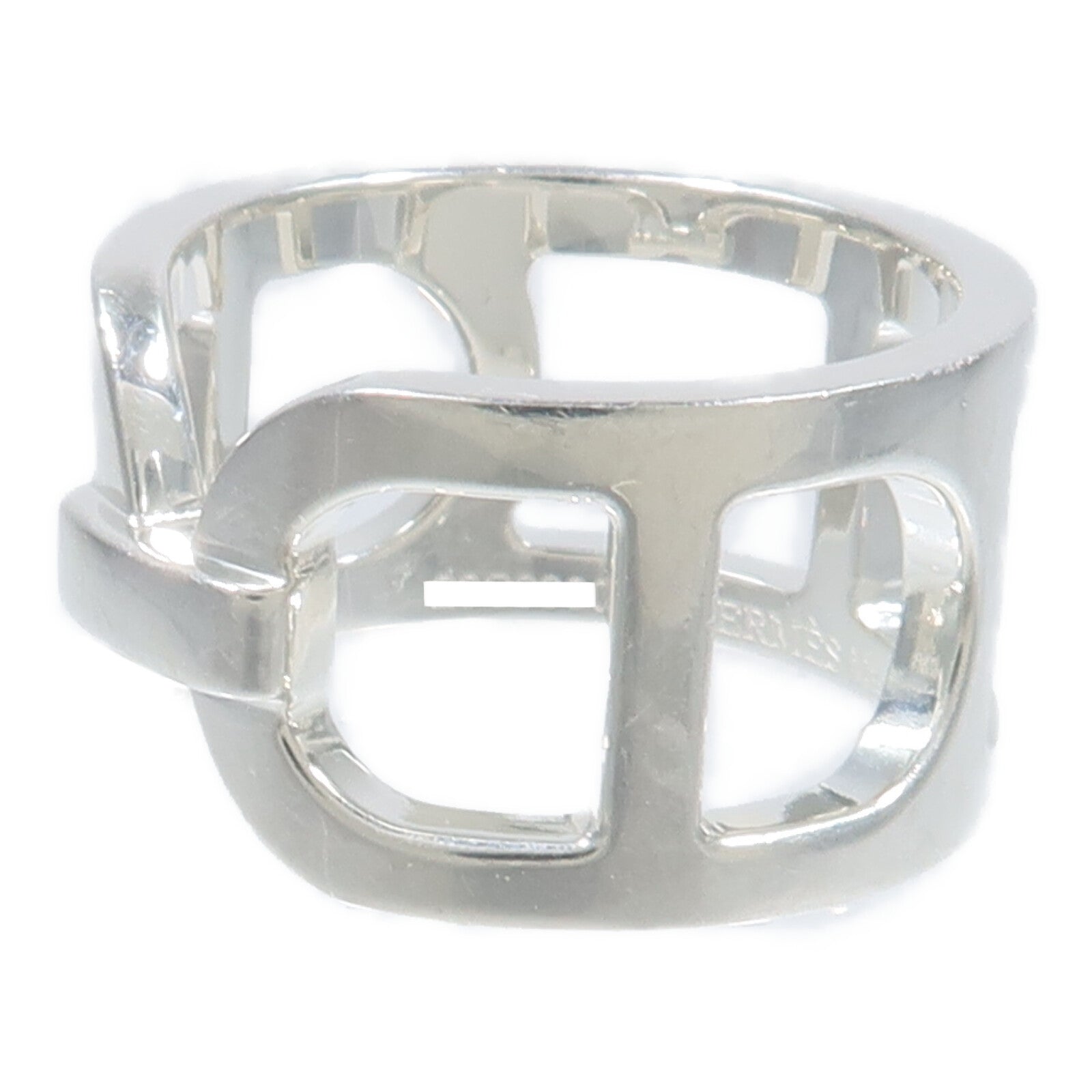 HERMES 925純銀Bague Ever Chaine d'Ancre MM戒指