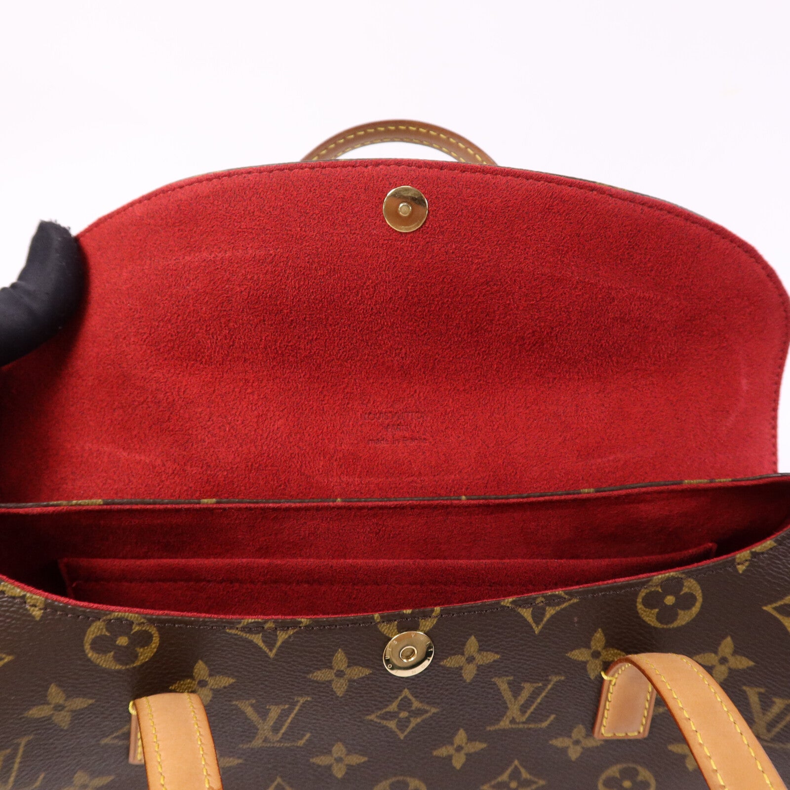 LOUIS VUITTON Monogram Sonatine金扣手挽袋