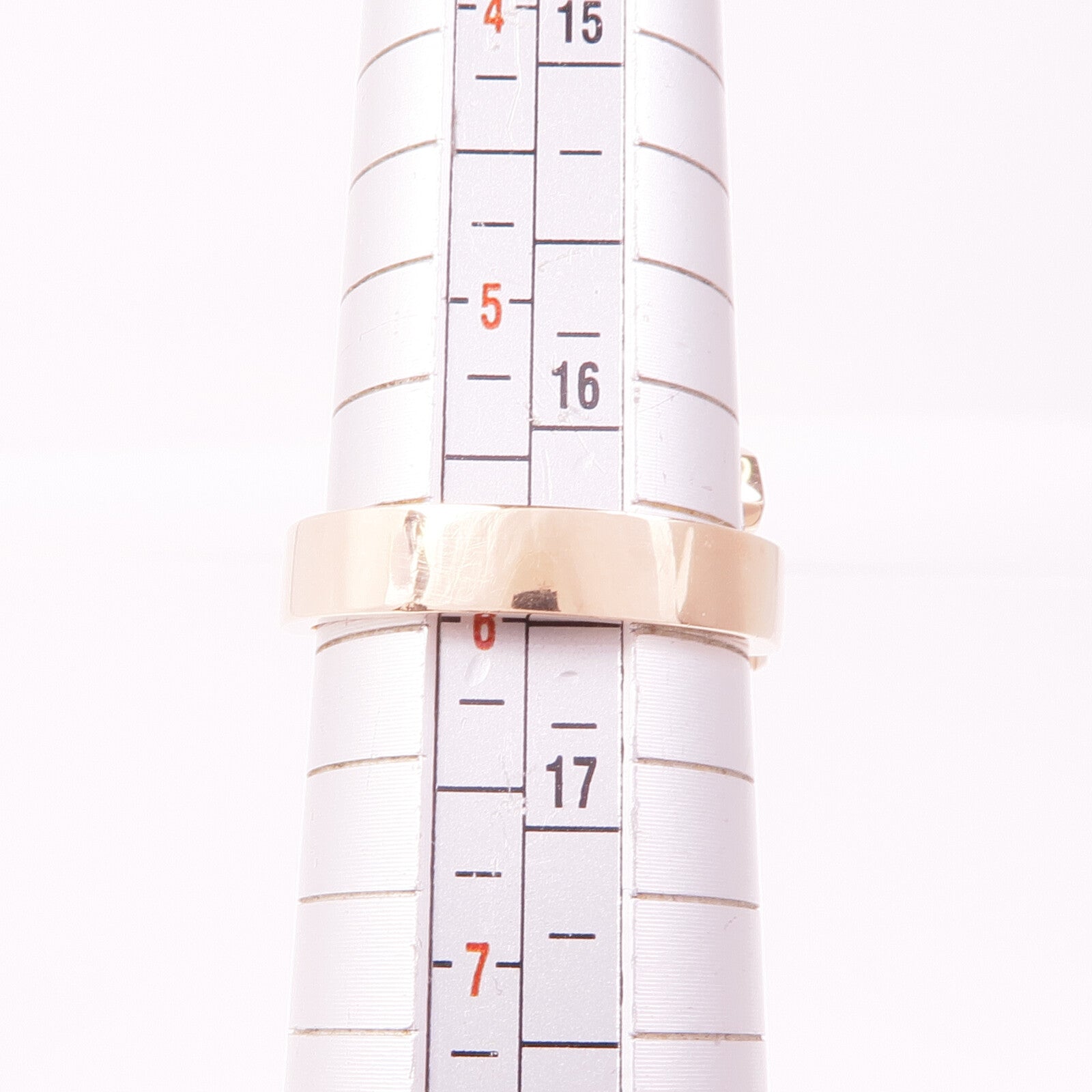 HERMES 18K玫瑰金Kelly Gavroche Ring戒指Hermes#52/US#6