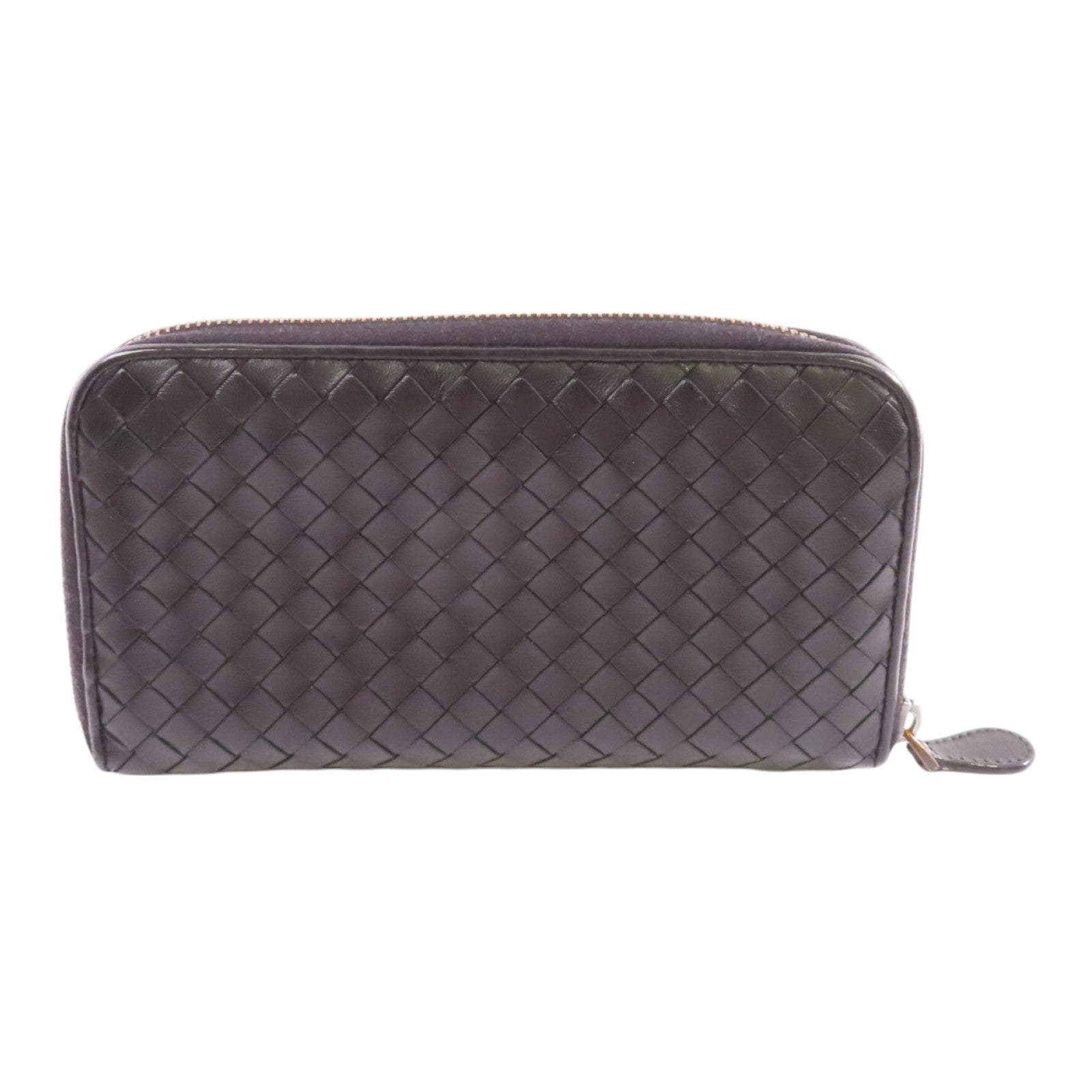BOTTEGA VENETA 織紋皮革Zipper Long Wallet拉鏈長錢包