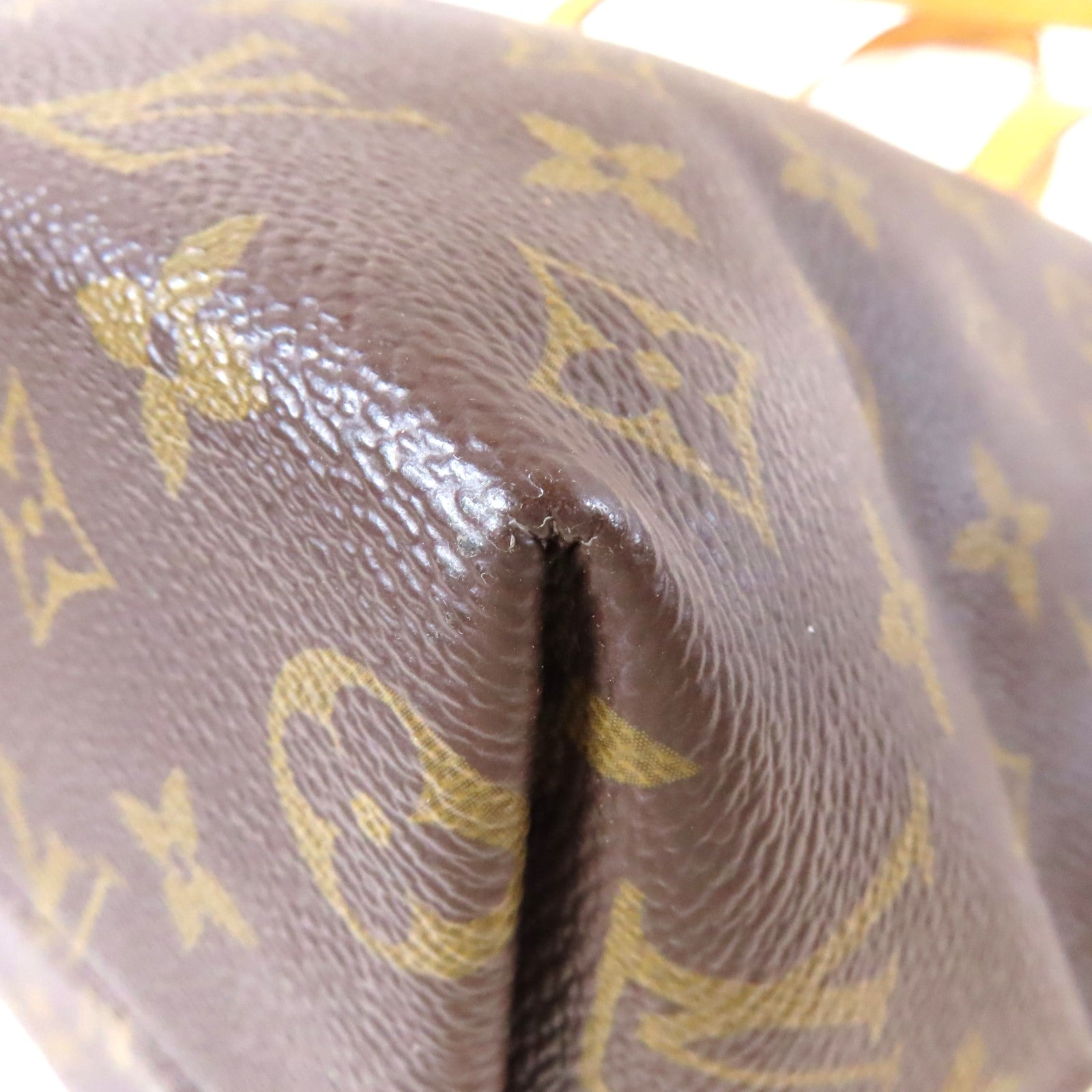 LOUIS VUITTON Monogram Iena PM金扣手挽袋啡色