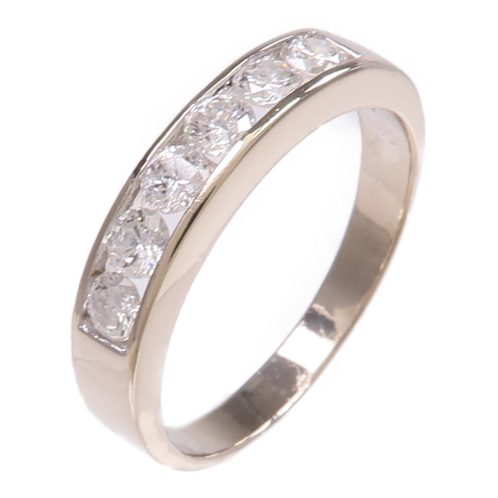 JEWELRY 【激減優惠】18K白金Diamond Ring鑽石戒指US#8.5