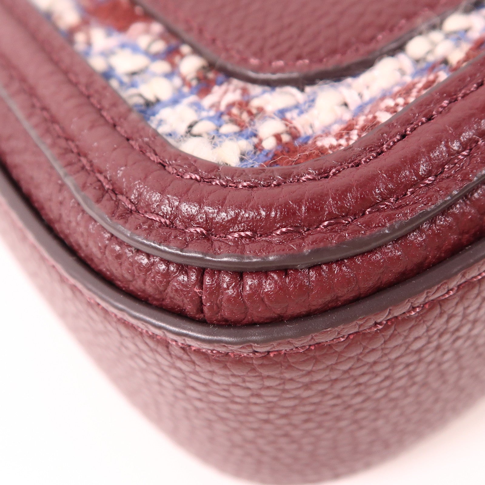 Kate Spade 【激減優惠】粗花呢Hudson Tweed Medium Convertible金扣手挽肩背兩用袋