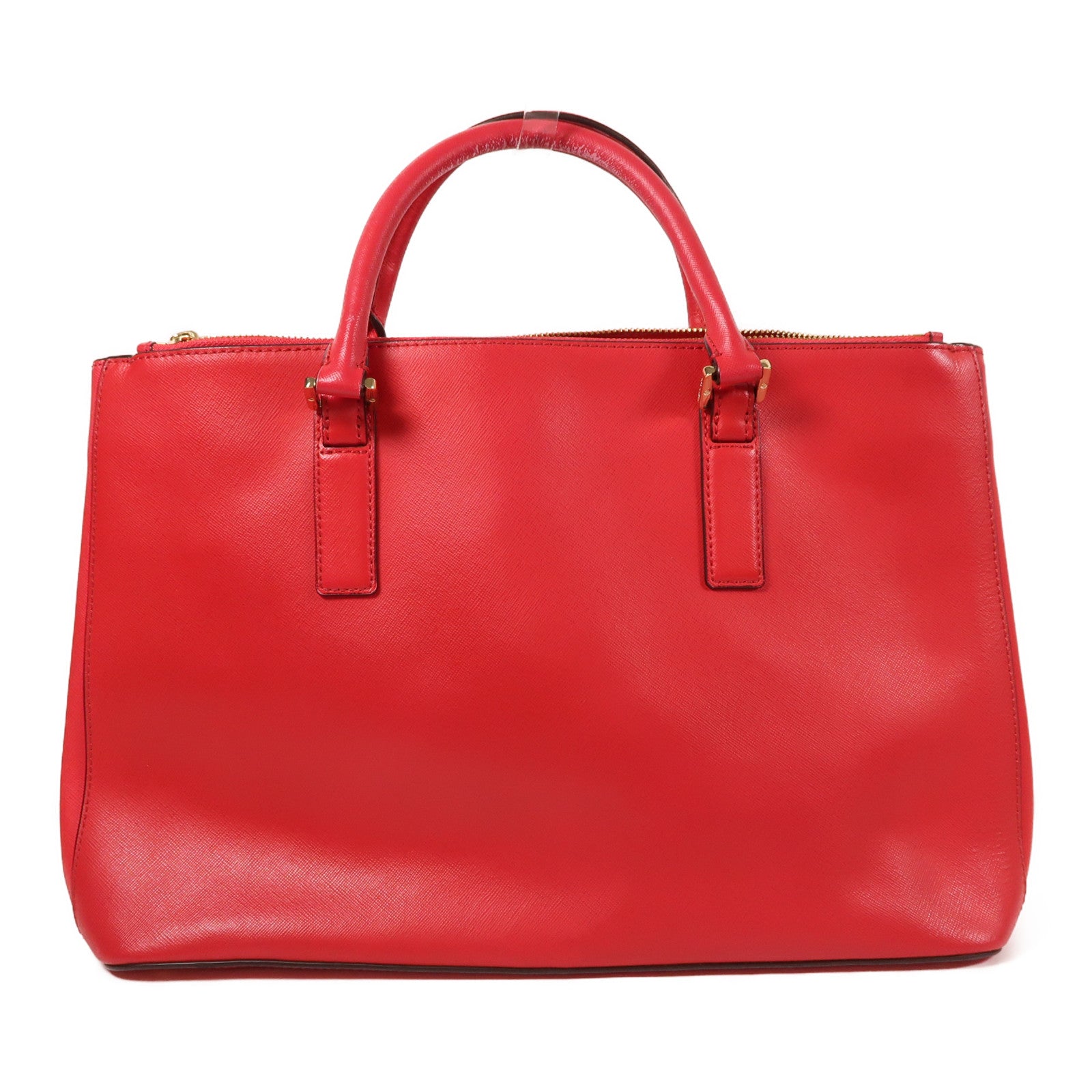 牛皮皮革2 Way Shoulder金扣手挽肩背兩用袋