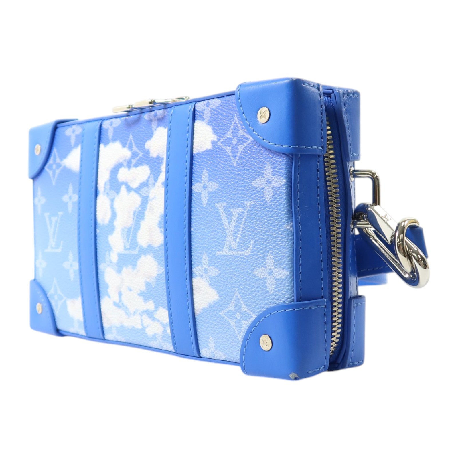 LOUIS VUITTON Monogram Clouds Soft Trunk Wallet銀扣肩背袋