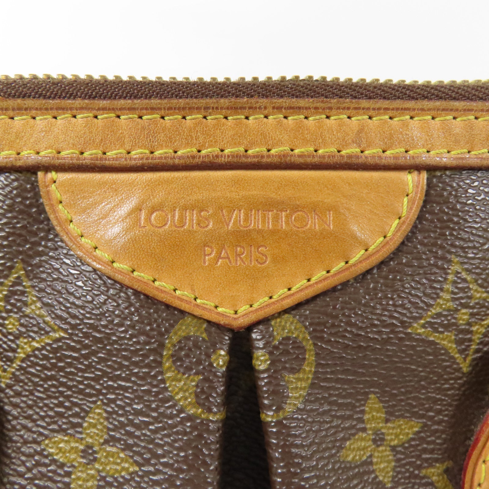 LOUIS VUITTON 【激減優惠】Monogram Palermo PM金扣手挽肩背兩用袋棕色