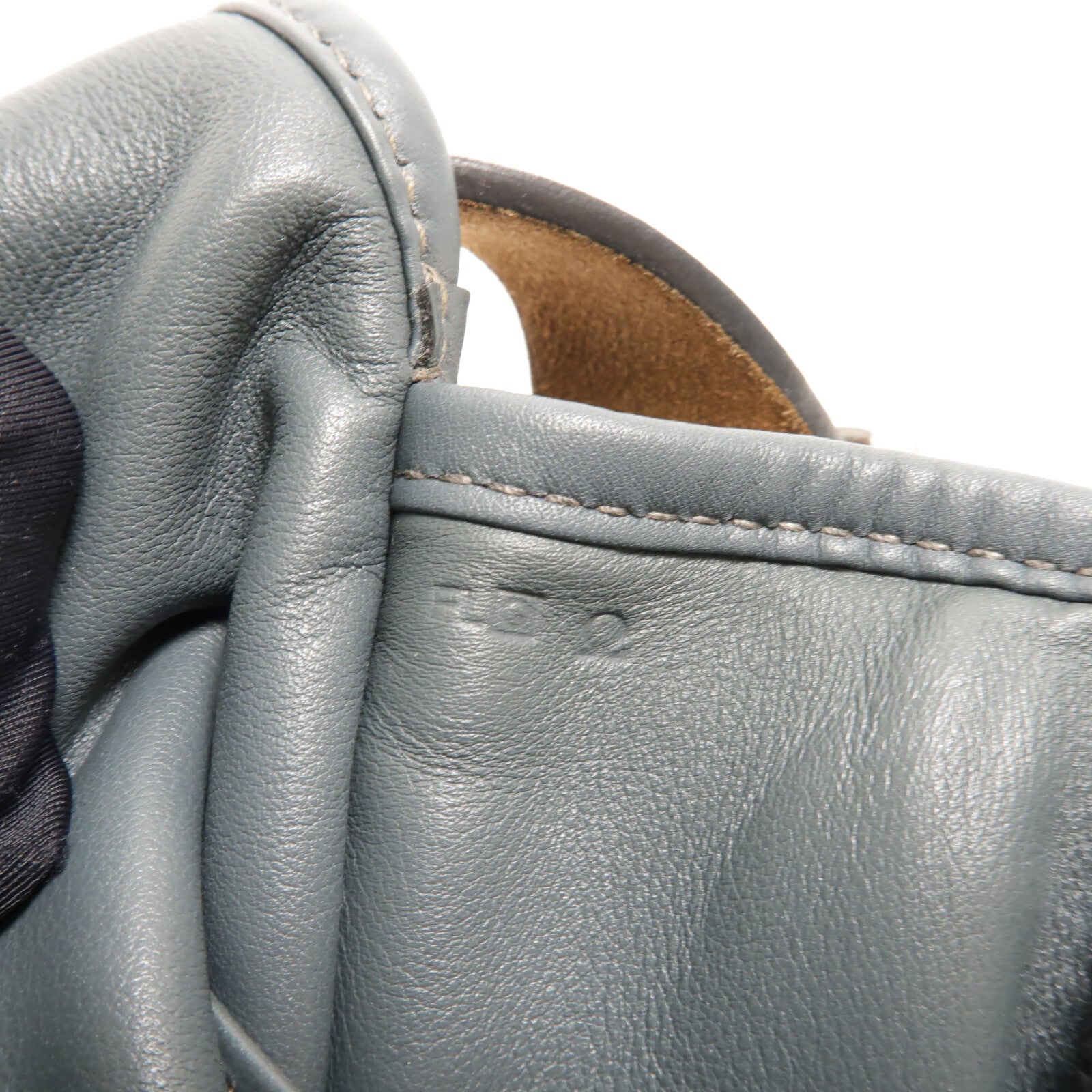 HERMES Swift皮革Barda 35銀扣肩背袋Blue Orage