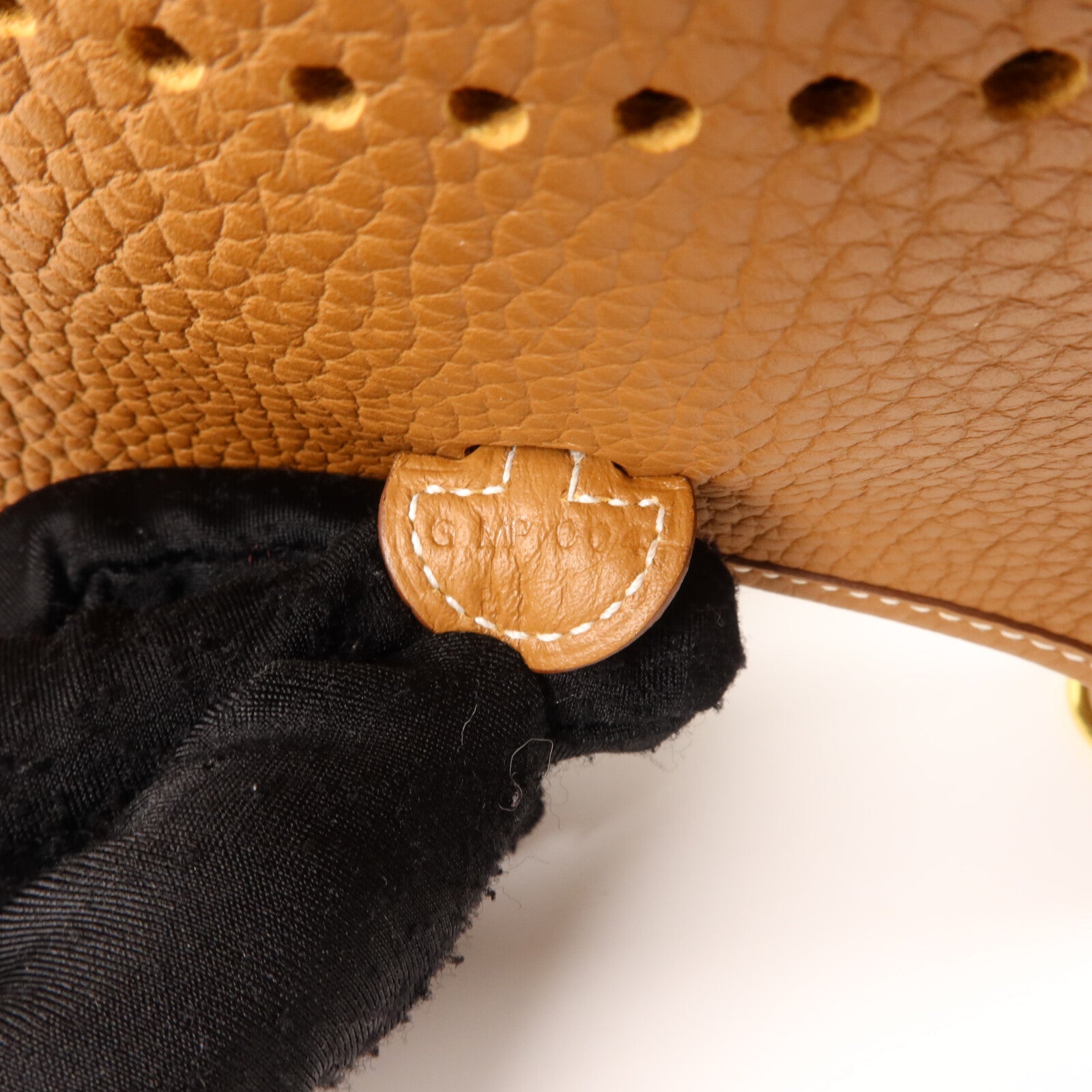 HERMES Clemence皮革Evelyne TPM肩背袋Gold