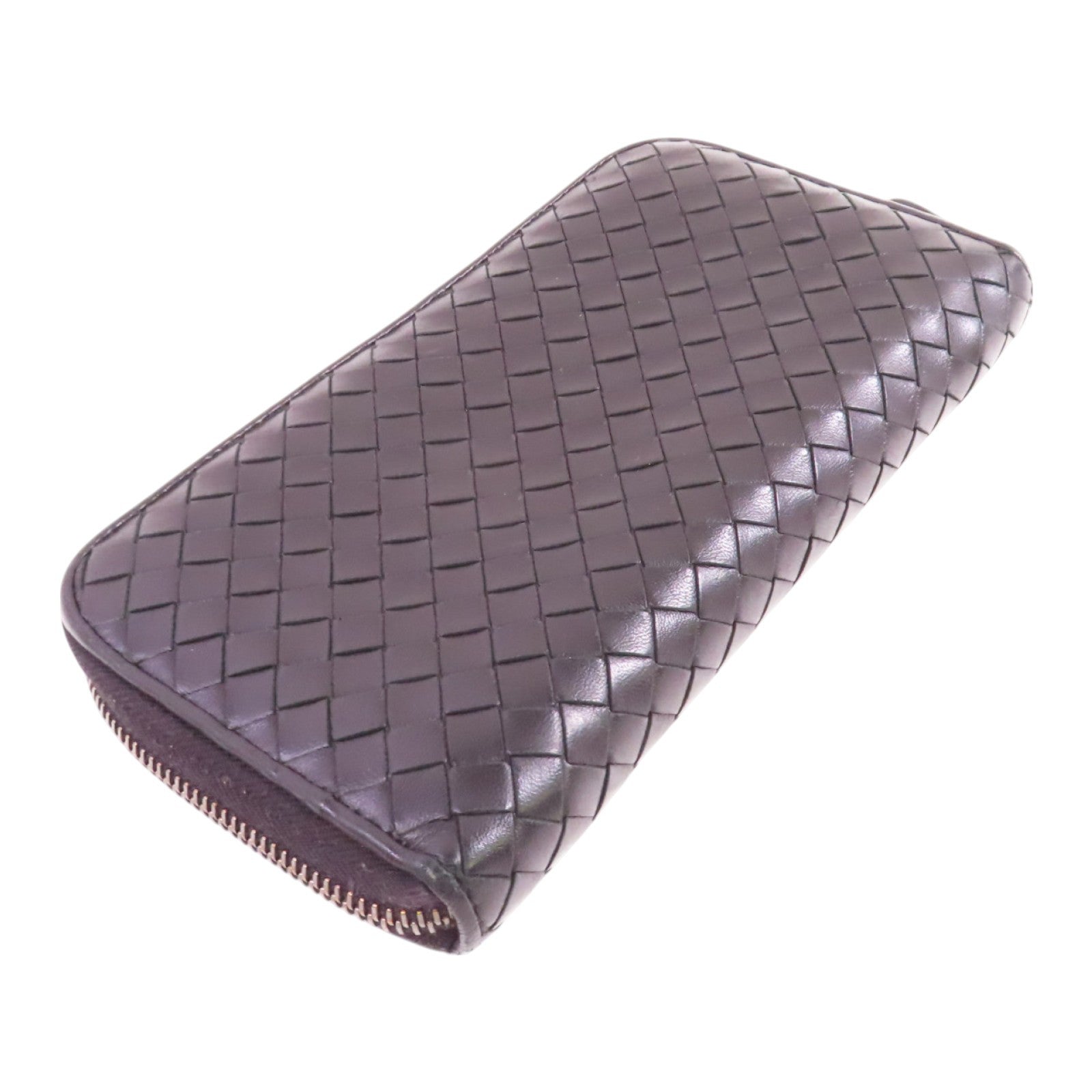 BOTTEGA VENETA 織紋皮革Zipper Long Wallet拉鏈長錢包