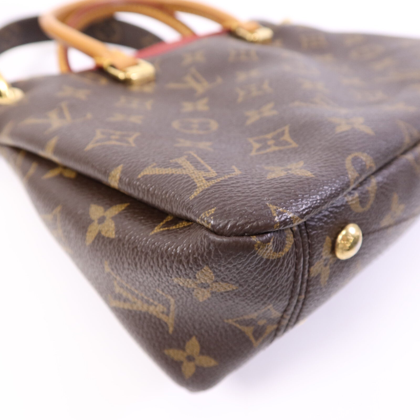 LOUIS VUITTON Monogram Pallas BB金扣手挽肩背兩用袋