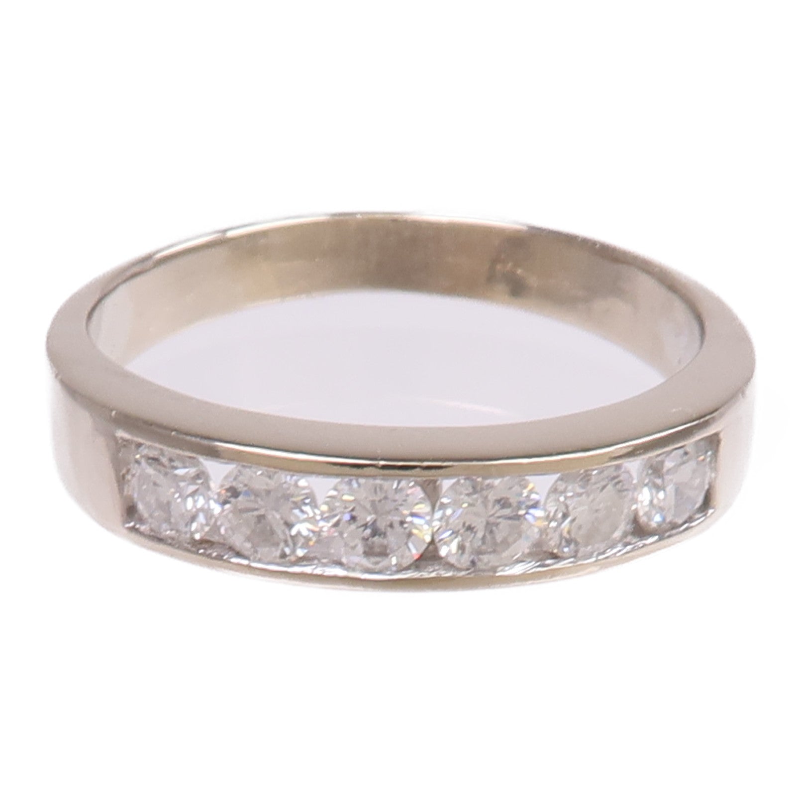 JEWELRY 【激減優惠】18K白金Diamond Ring鑽石戒指US#8.5