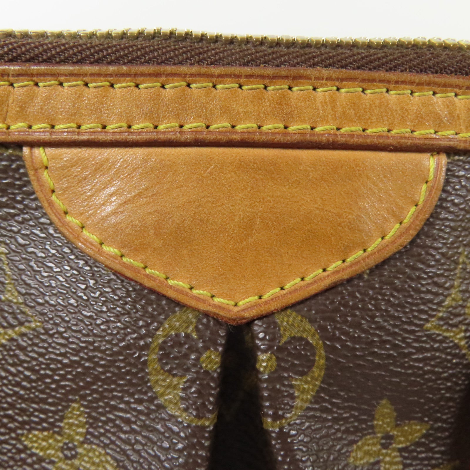 LOUIS VUITTON Monogram Palermo PM金扣手挽肩背兩用袋棕色