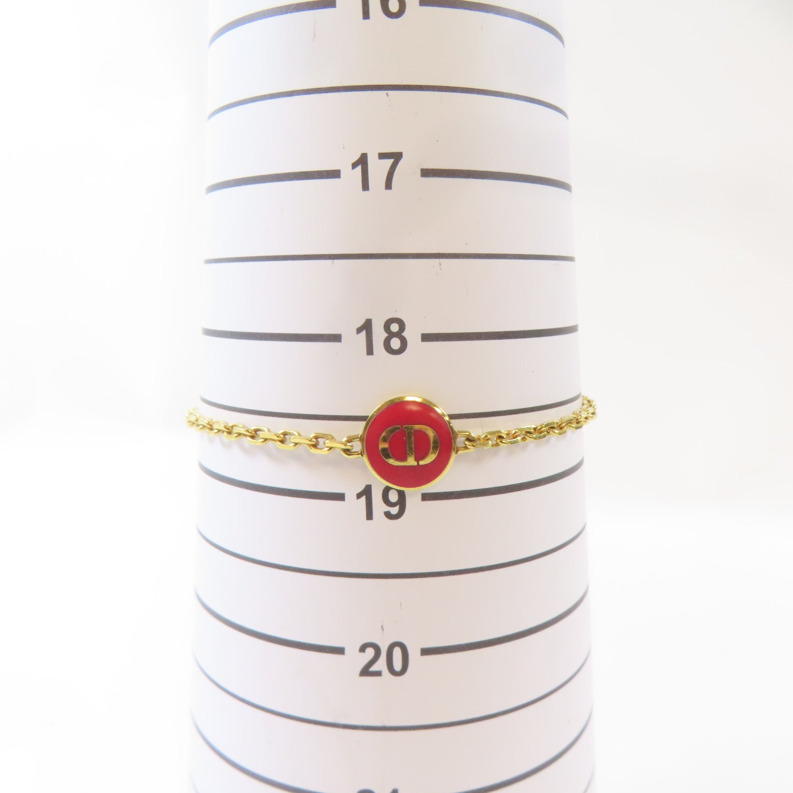 Dior 金屬Bracelet手鏈金色/紅色