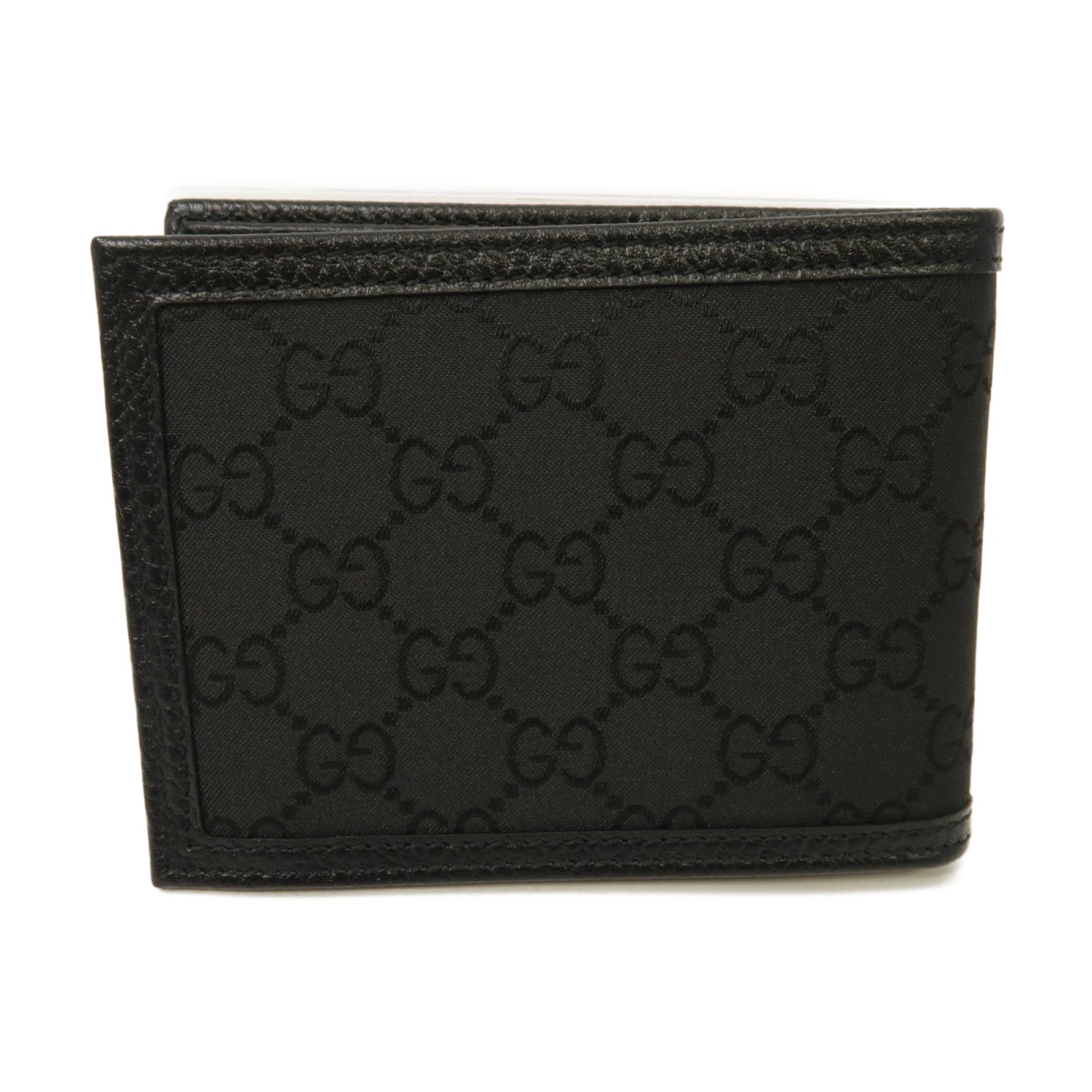 GUCCI 尼龍Long Wallet银扣长钱包黑色