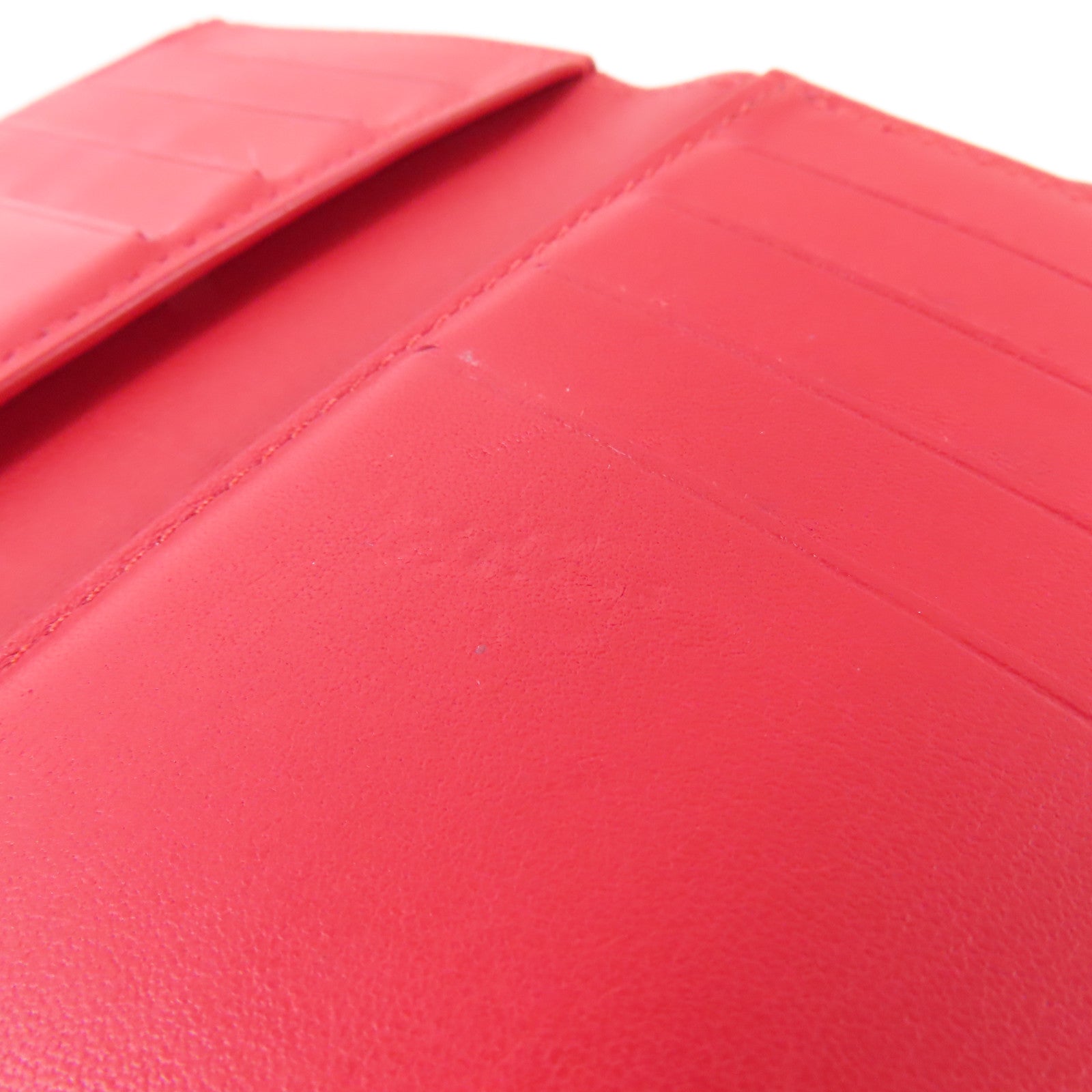 LOUIS VUITTON 牛皮皮革Capucines金扣錢包