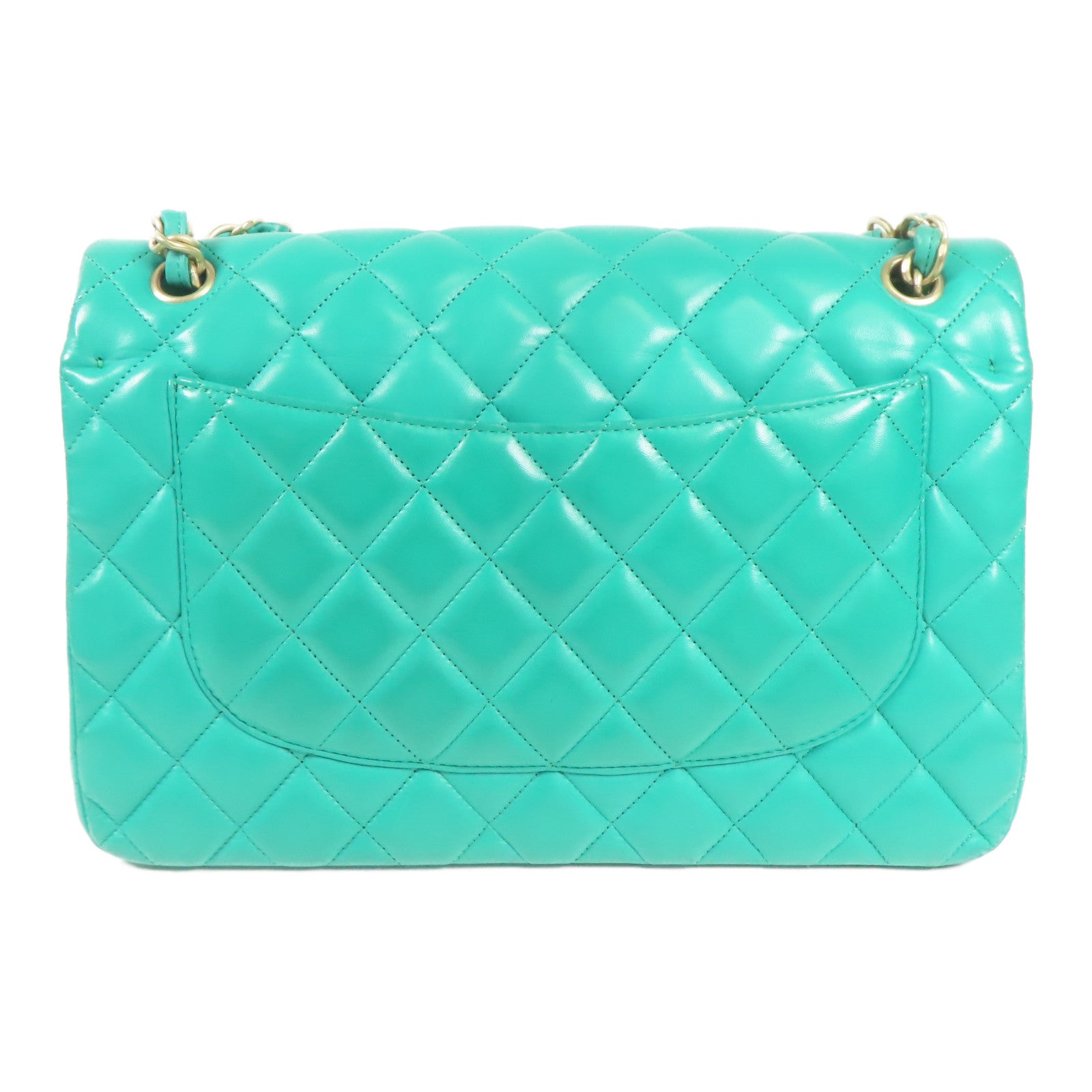 CHANEL 羊皮皮革Large Classic金扣鏈帶肩背袋