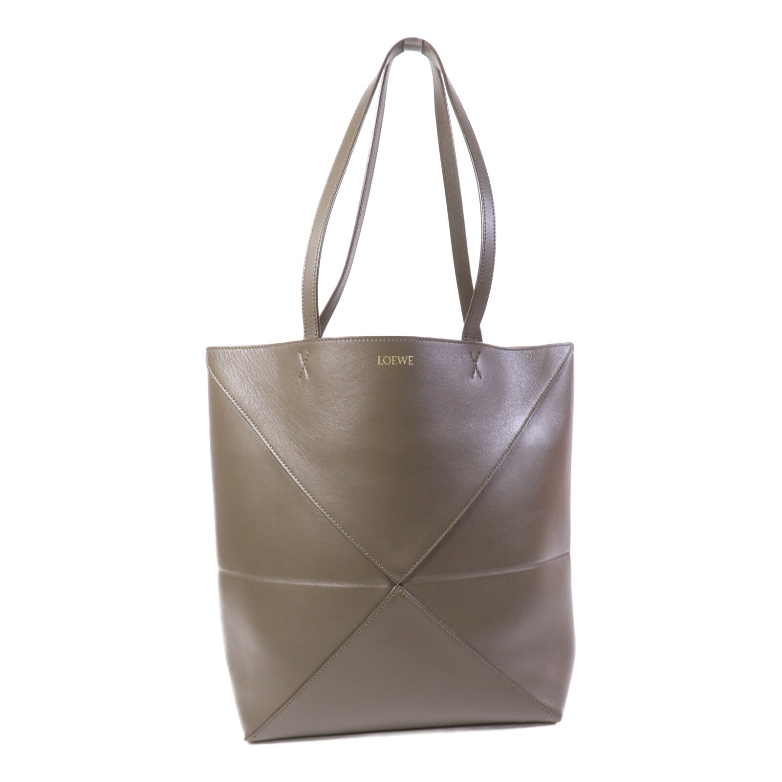 LOEWE 牛皮皮革Puzzle Fold Tote手挽袋