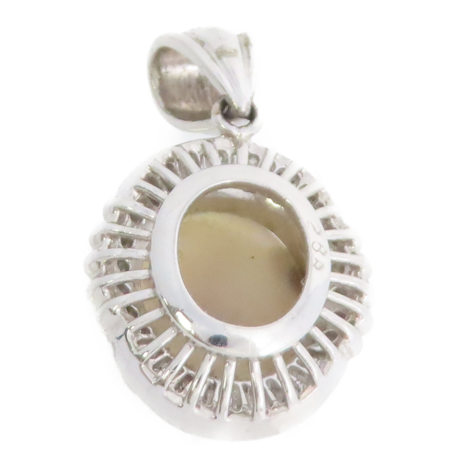 JEWELRY PT900鉑金/蛋白石Opal Pendant Top吊墜頭扣