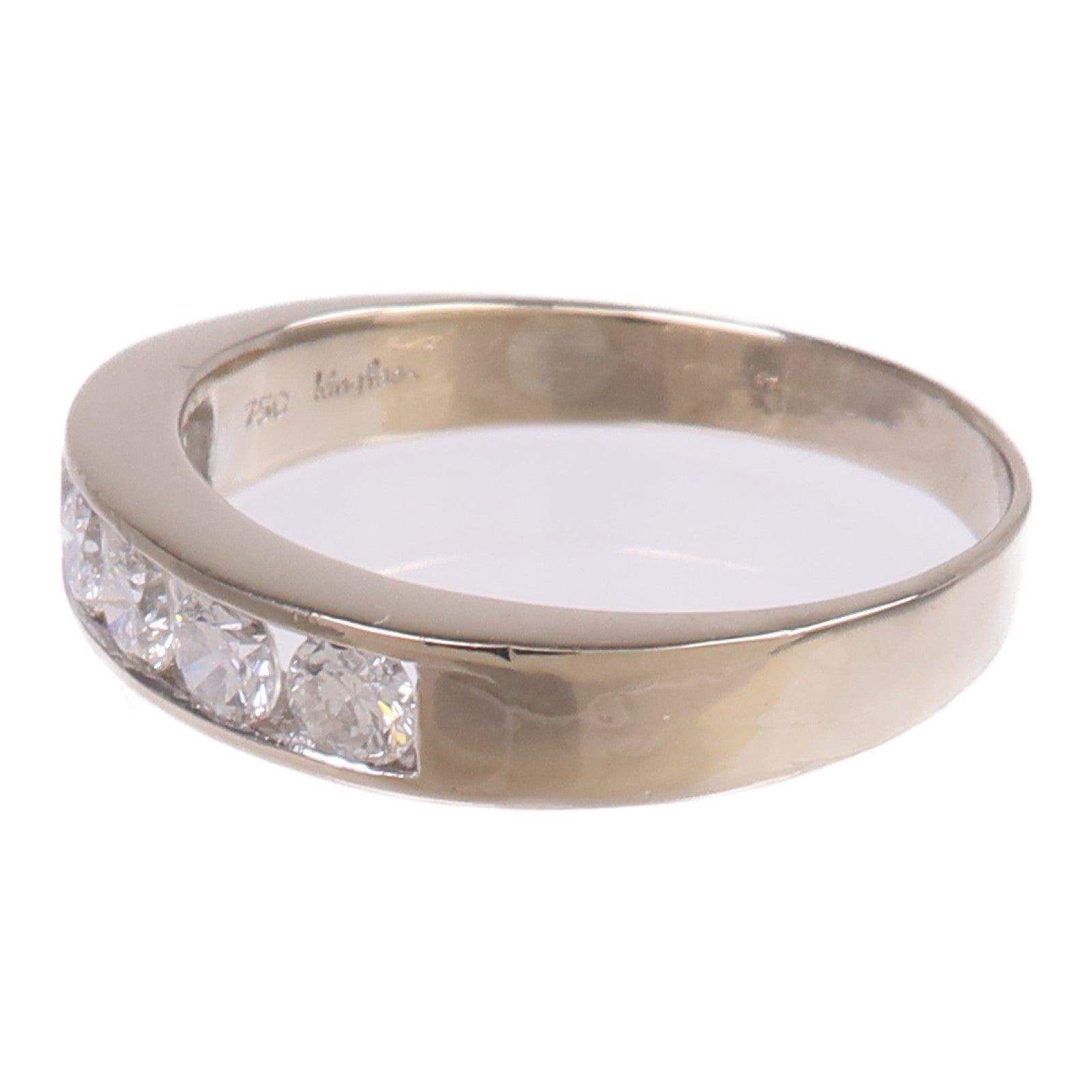 JEWELRY 【激減優惠】18K白金Diamond Ring鑽石戒指US#8.5