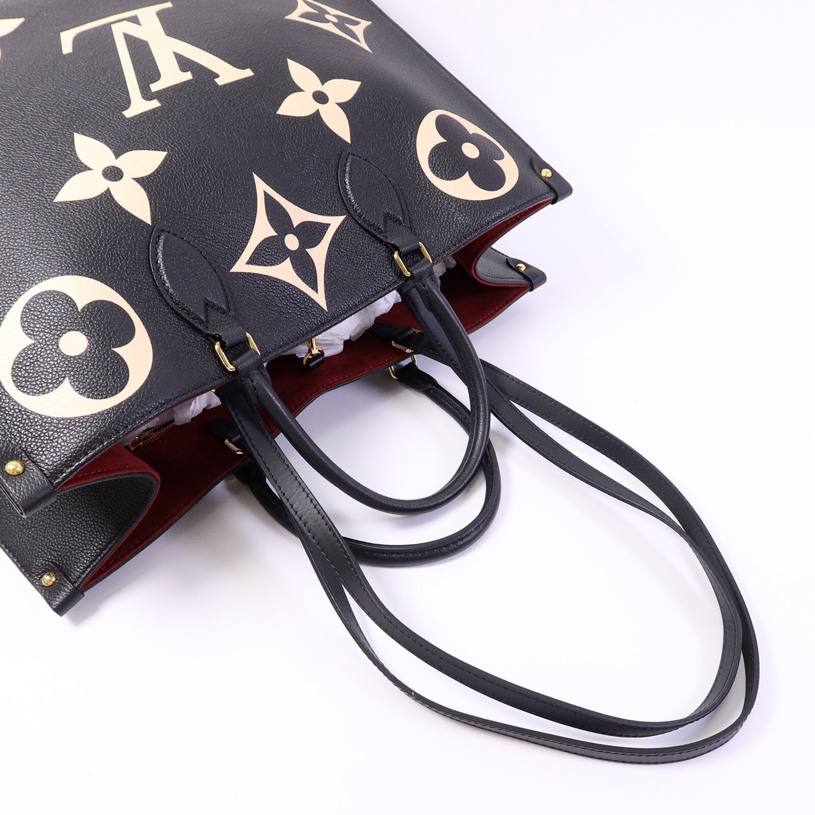 LOUIS VUITTON Monogram Empreinte OnTheGo GM手挽肩背兩用袋
