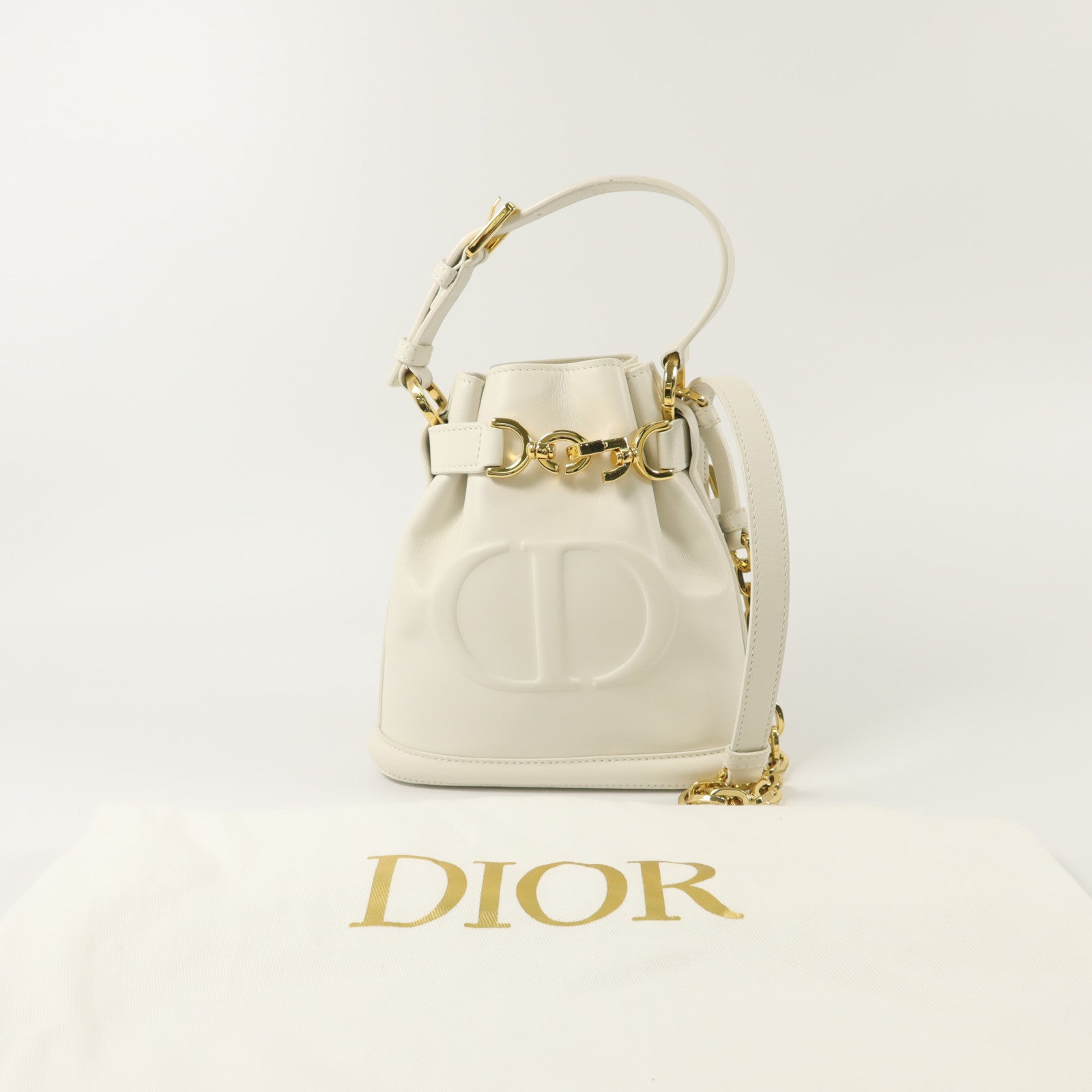 Dior 牛皮皮革C'est Dior手挽肩背兩用袋